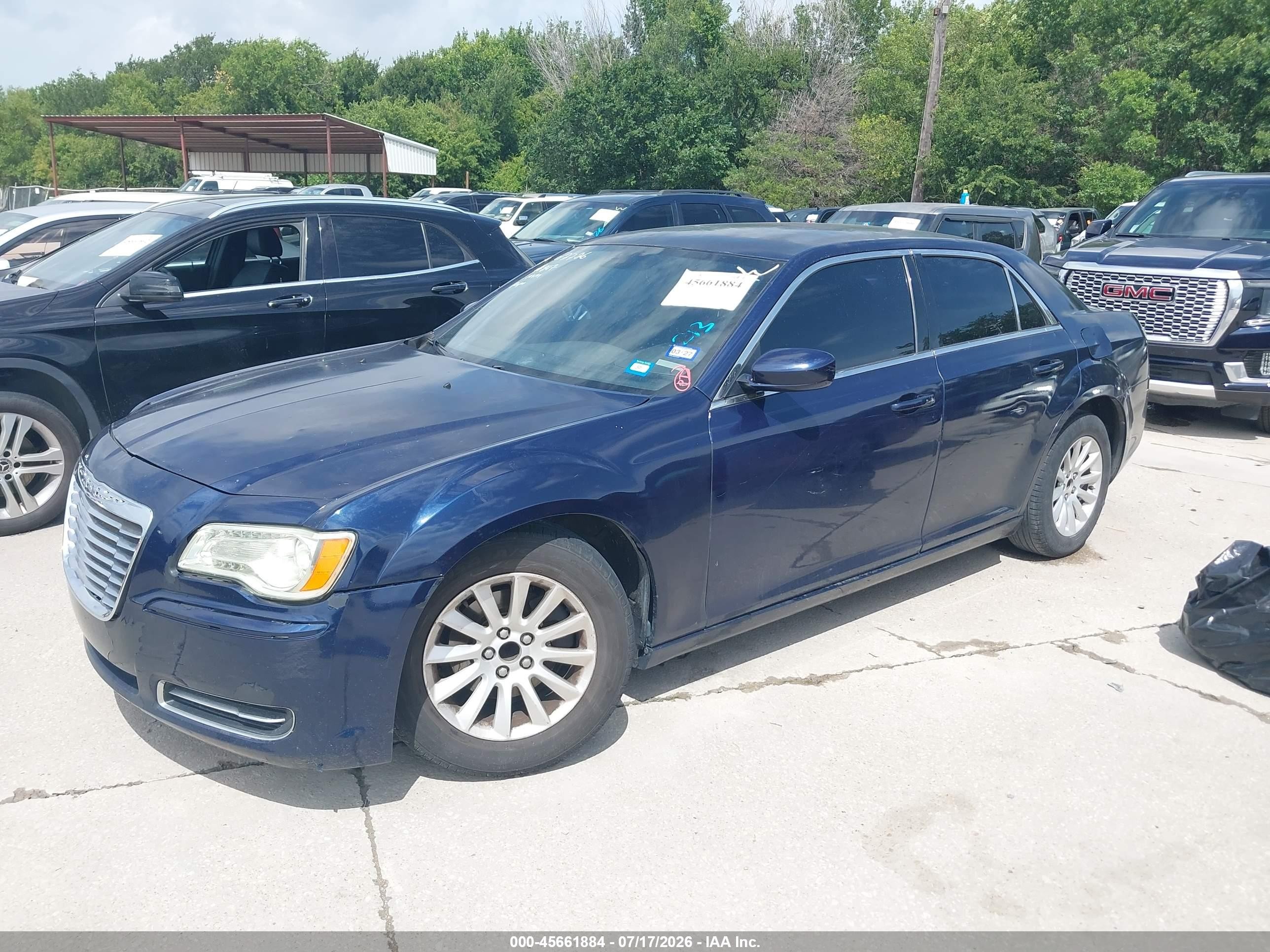 2014 Chrysler 300   Dark Blue vin: 2C3CCAAG0EH181081