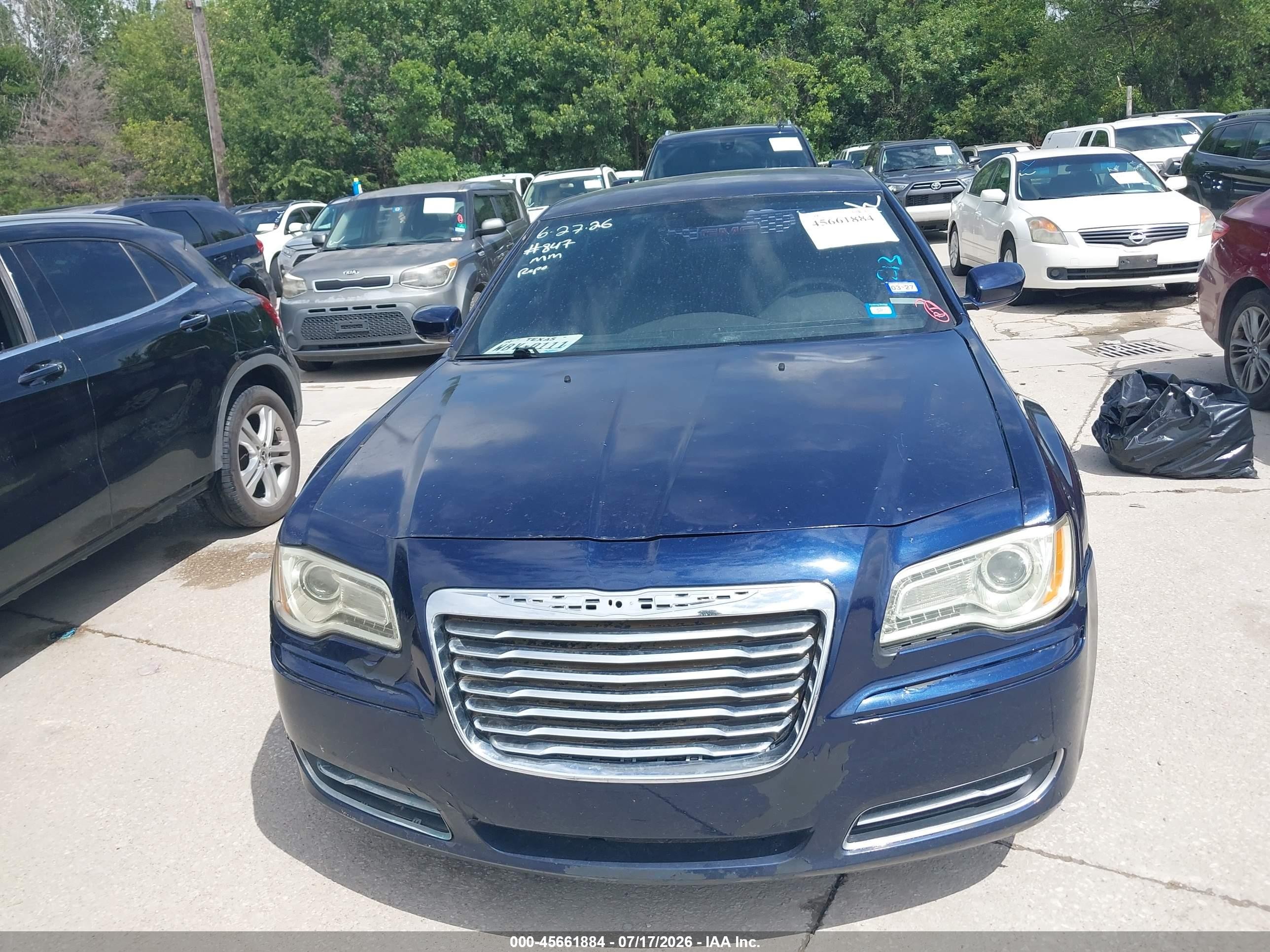 2014 Chrysler 300   Dark Blue vin: 2C3CCAAG0EH181081