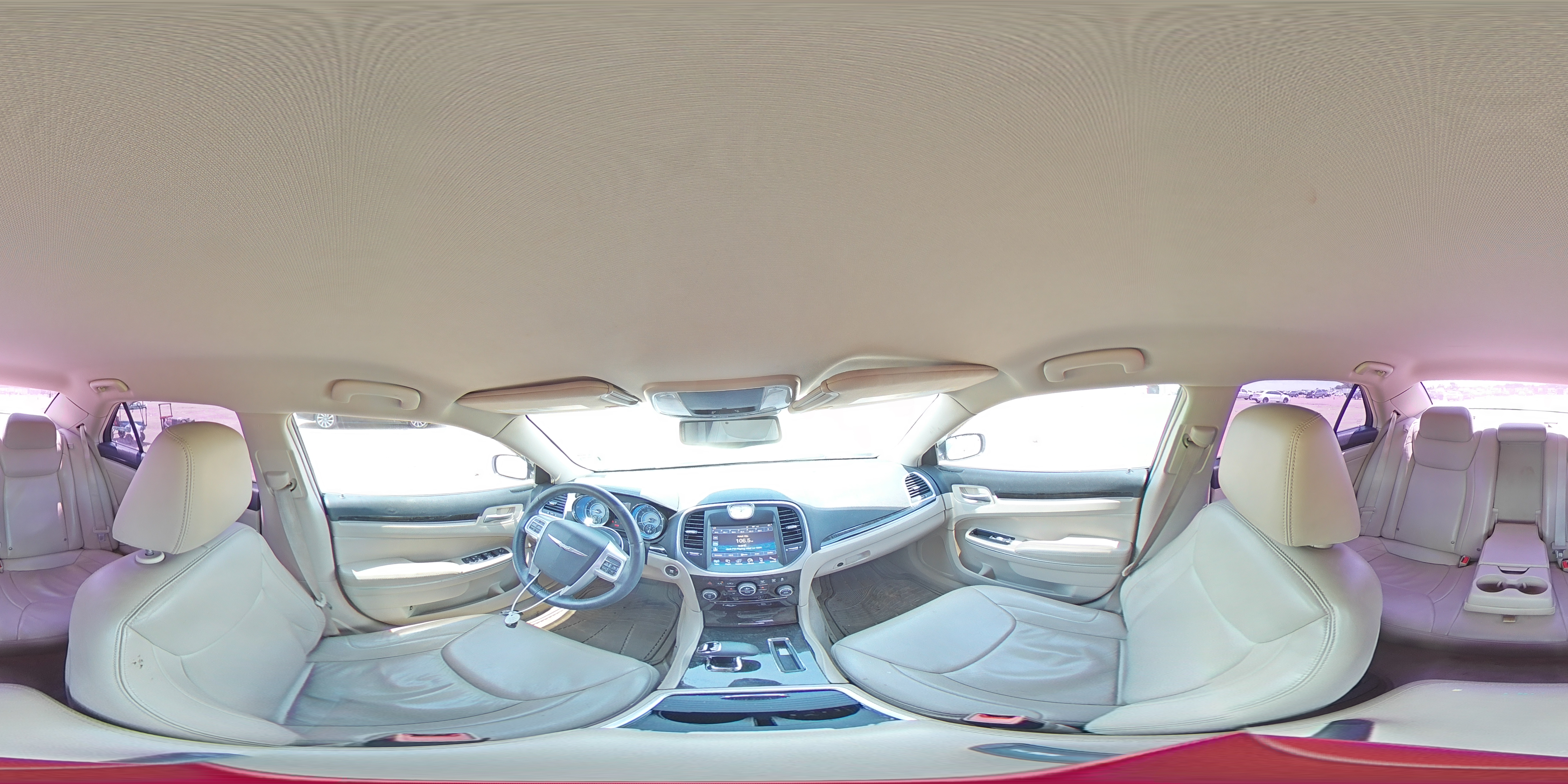 2014 Chrysler 300 White vin: 2C3CCAAG0EH200700