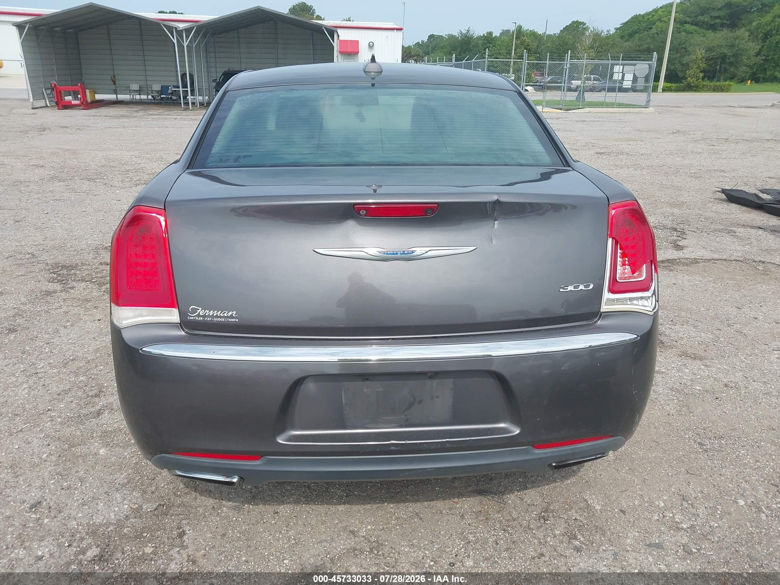 2015 Chrysler 300 Limited Серый vin: 2C3CCAAG0FH853545