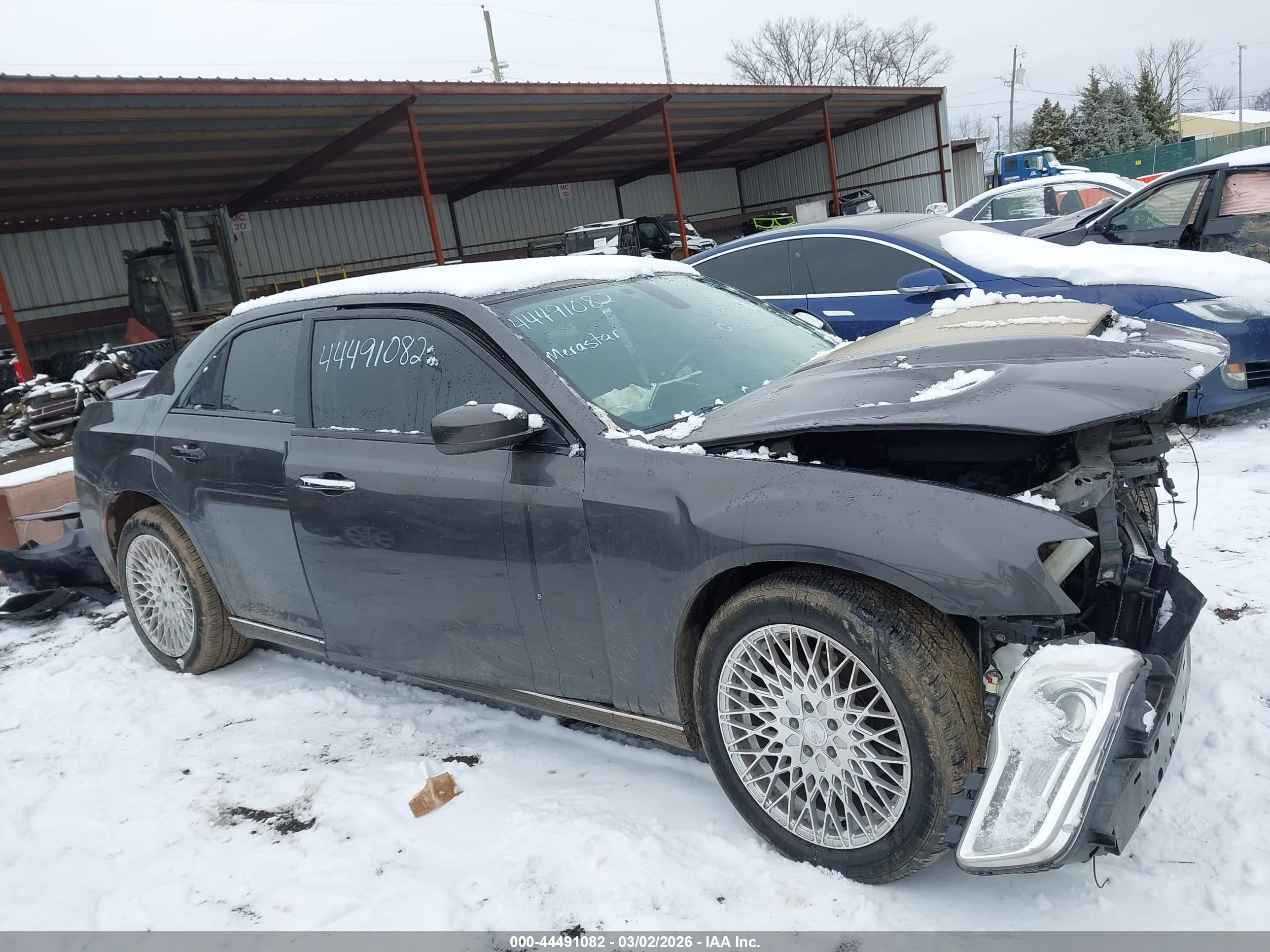 2016 Chrysler 300 Limited Gray vin: 2C3CCAAG0GH216530