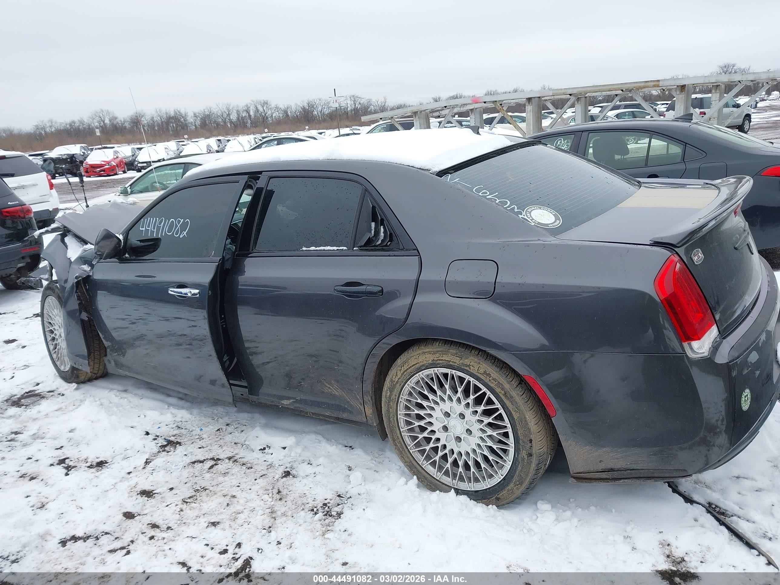 2016 Chrysler 300 Limited Gray vin: 2C3CCAAG0GH216530