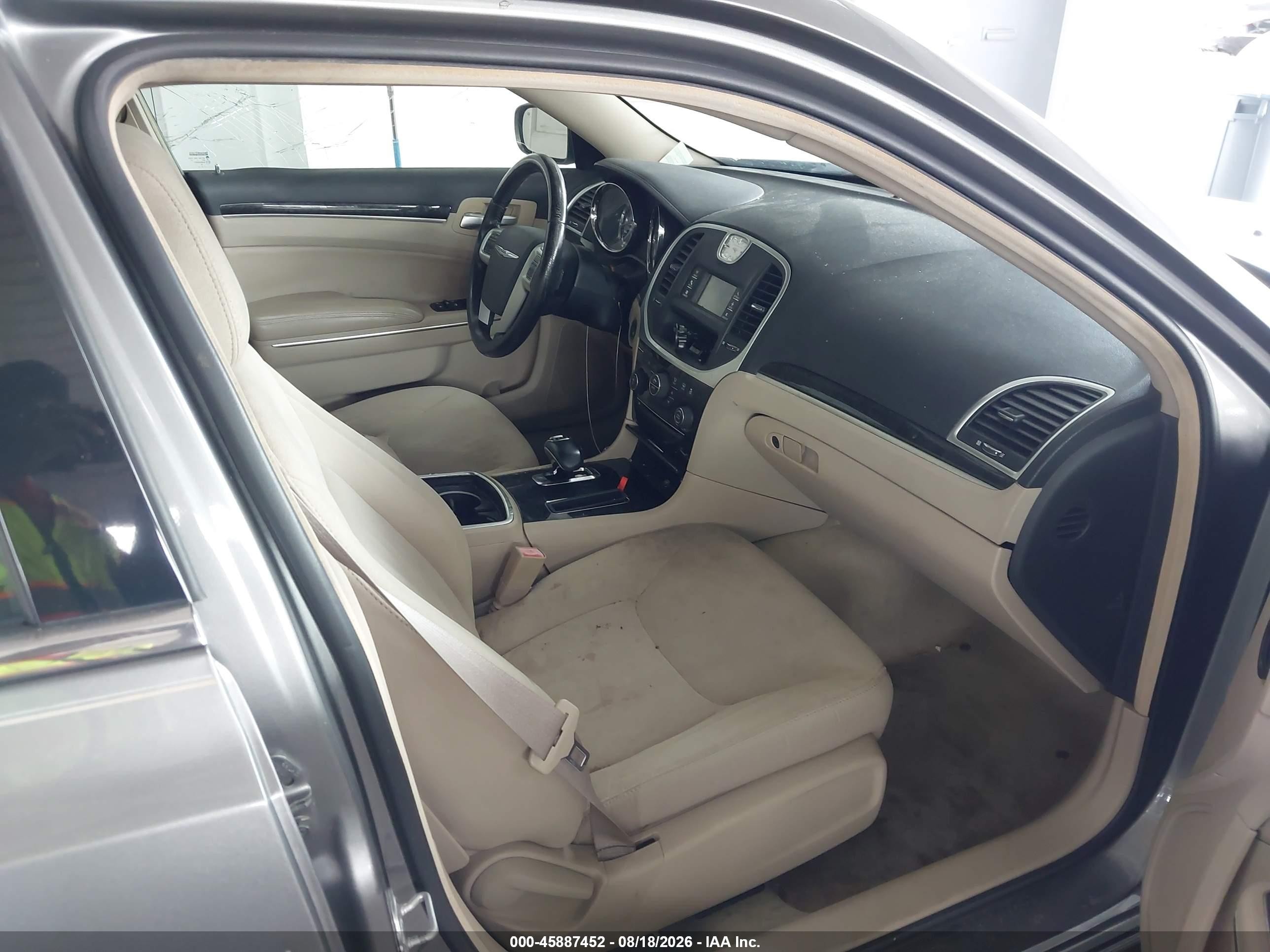 2012 Chrysler 300   Gray vin: 2C3CCAAG1CH138463