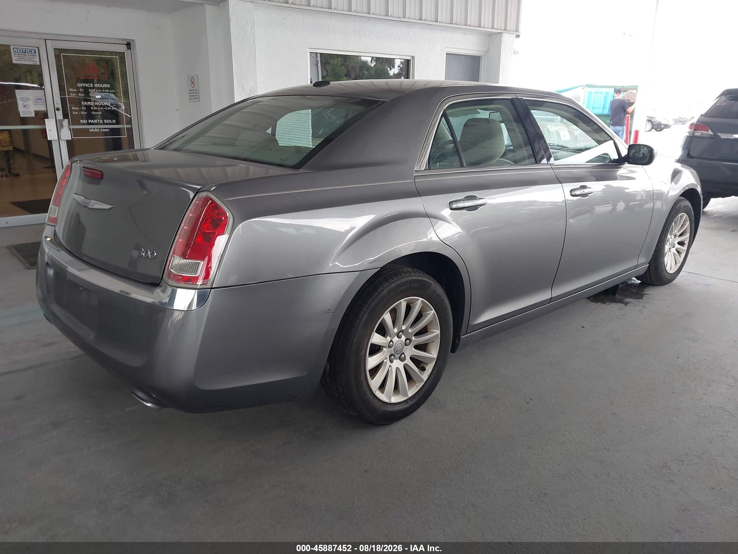 2012 Chrysler 300   Gray vin: 2C3CCAAG1CH138463