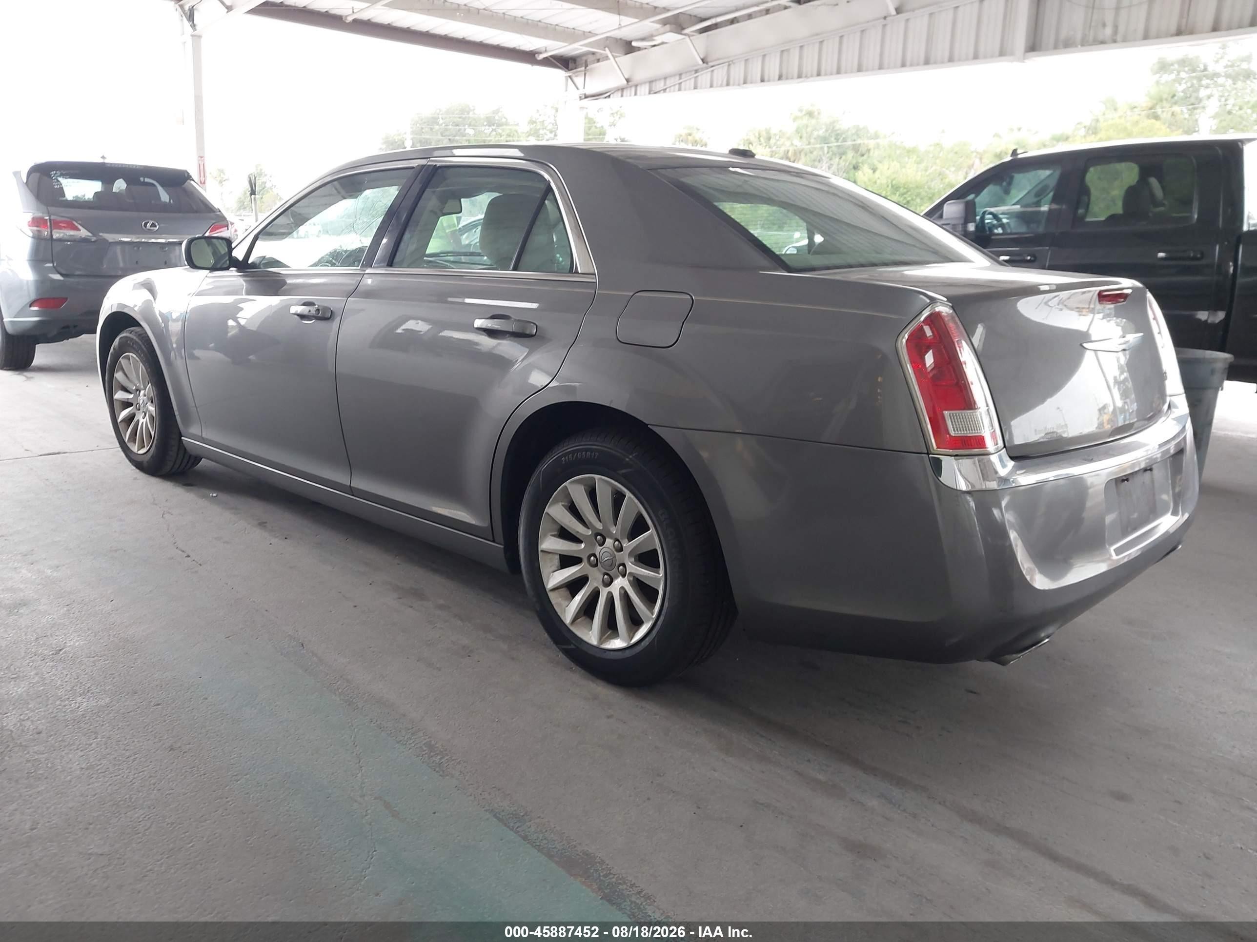 2012 Chrysler 300   Gray vin: 2C3CCAAG1CH138463