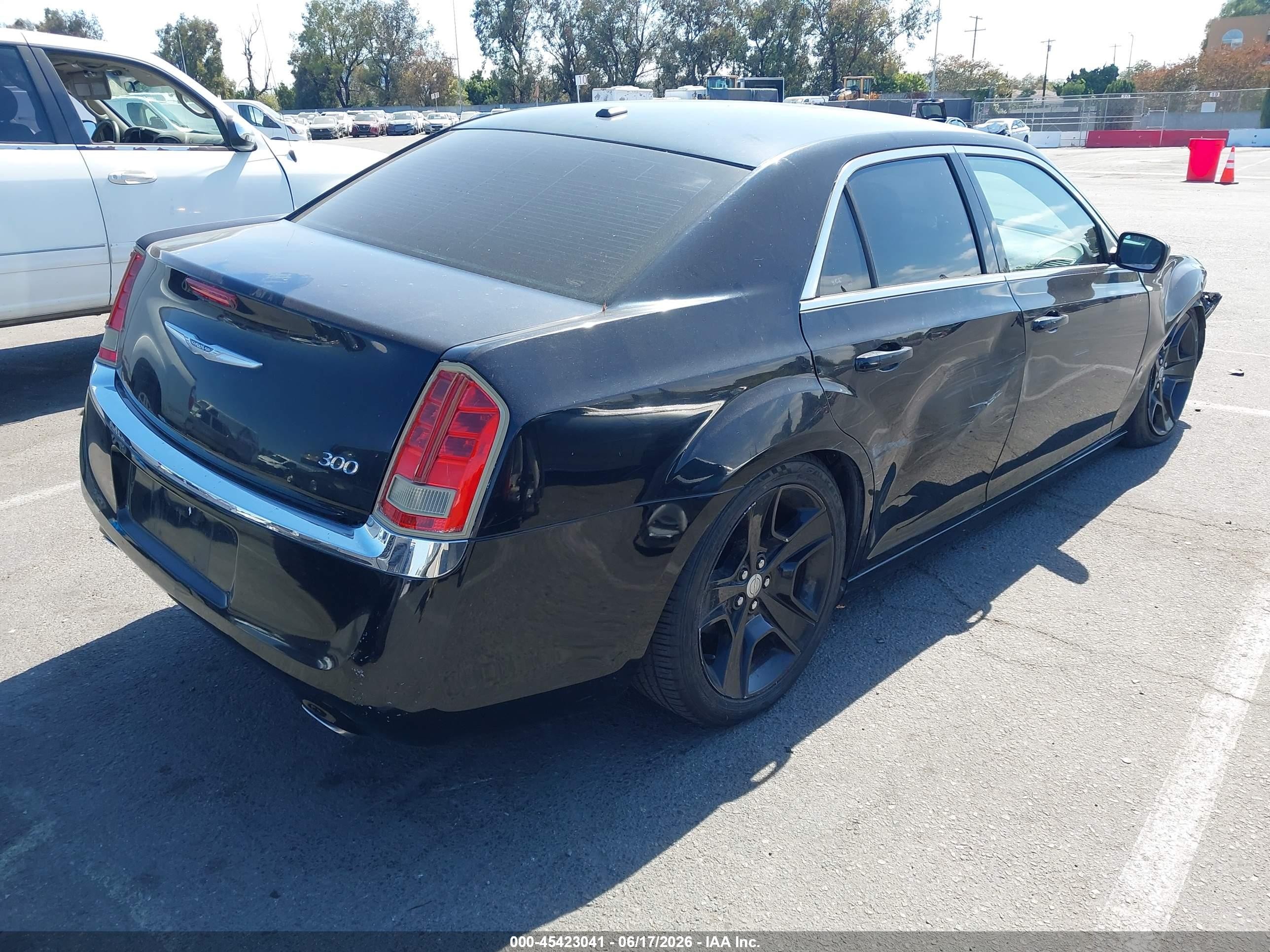 2012 Chrysler 300   Black vin: 2C3CCAAG1CH165579