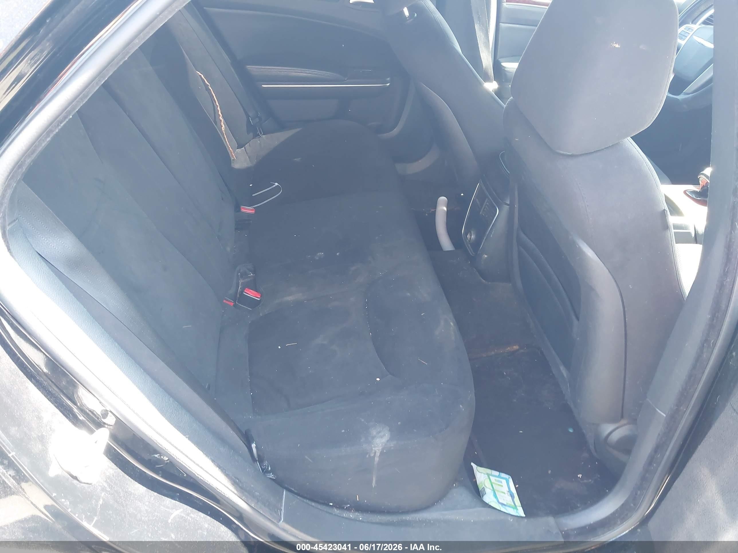 2012 Chrysler 300   Black vin: 2C3CCAAG1CH165579