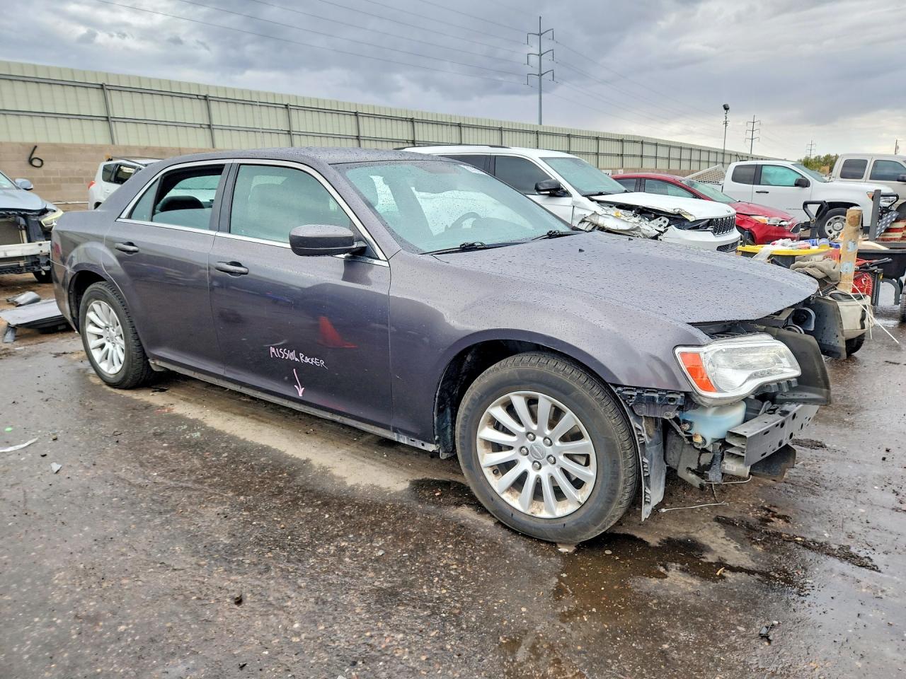 2013 Chrysler 300 Gray vin: 2C3CCAAG1DH600375