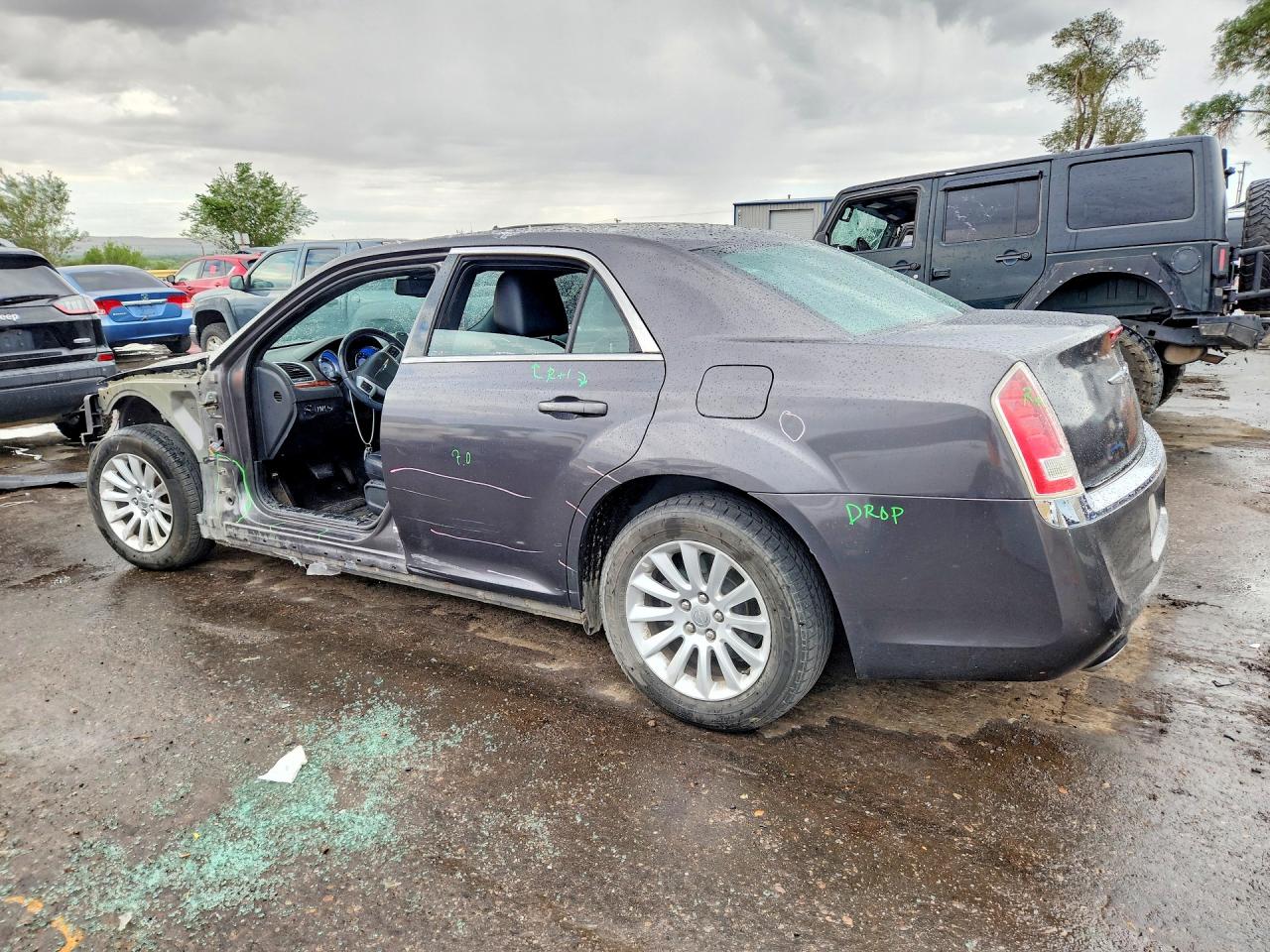 2013 Chrysler 300 Gray vin: 2C3CCAAG1DH600375