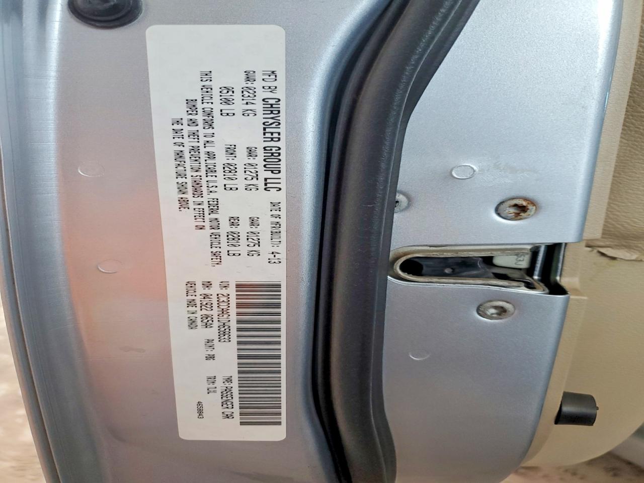 2013 Chrysler 300 Silver vin: 2C3CCAAG1DH658633