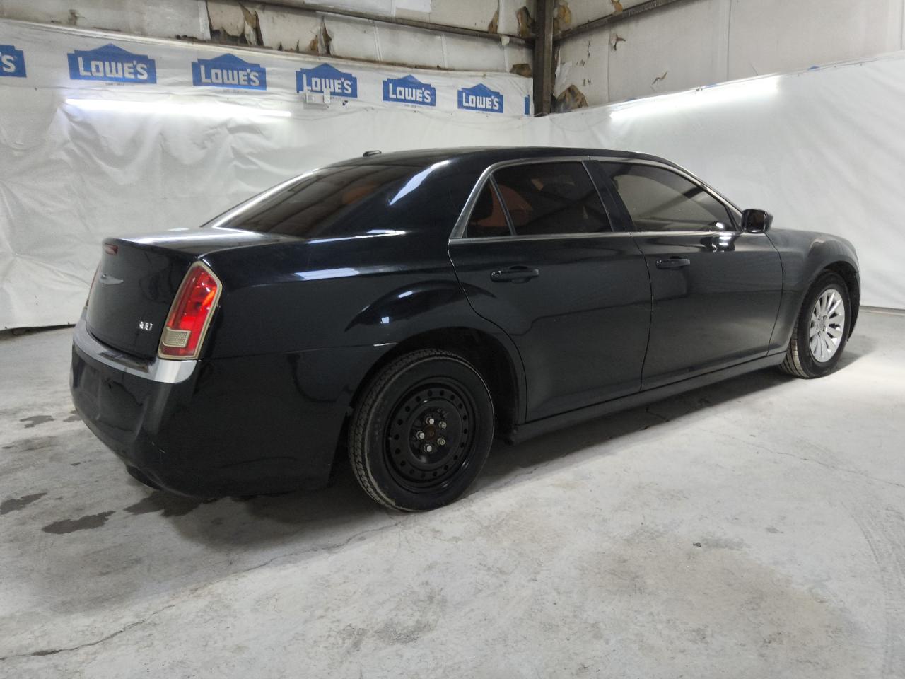 2013 Chrysler 300 Black vin: 2C3CCAAG2DH728365 Damage: Spare Tire, Worn, Replacement Required