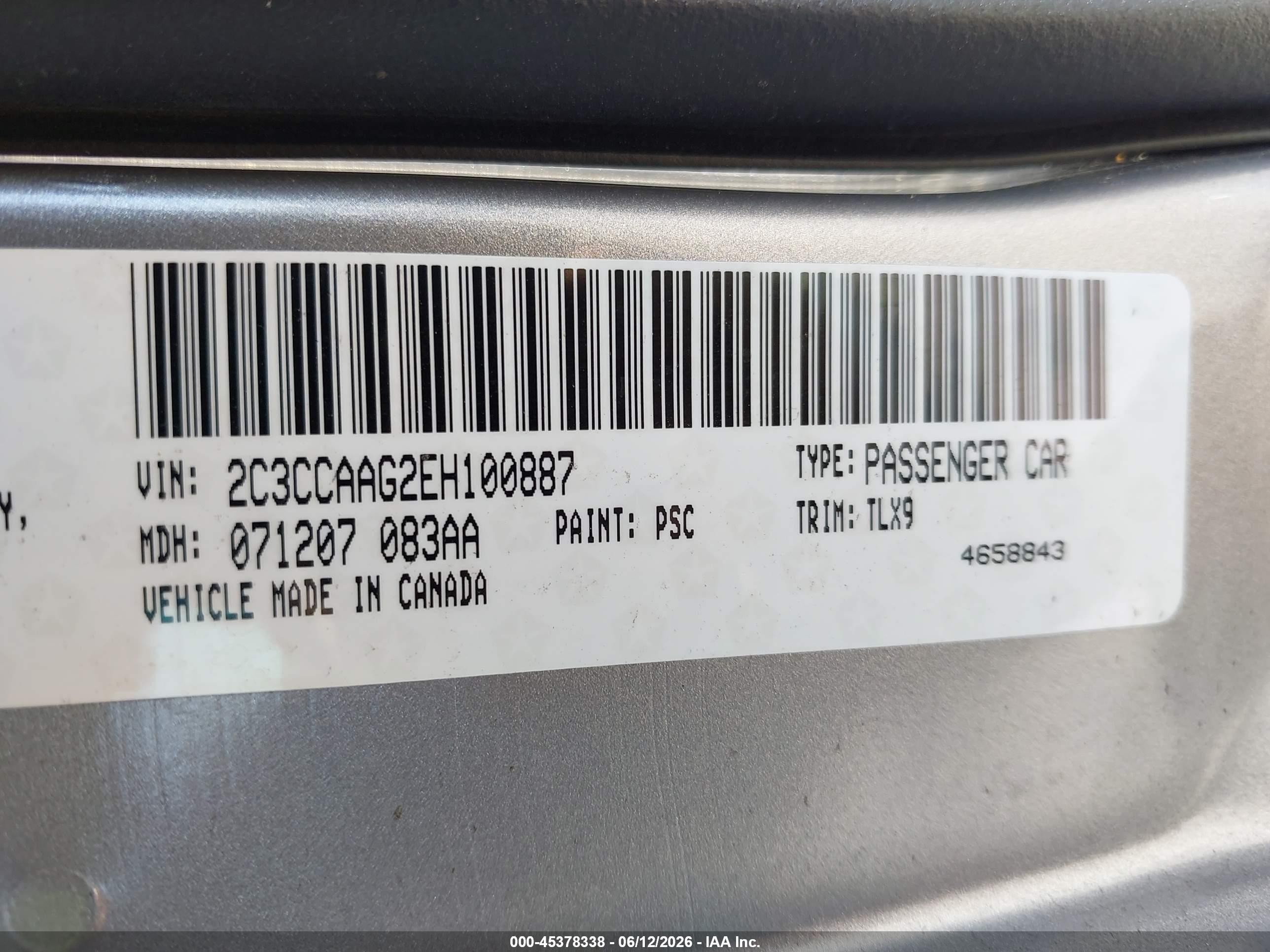2014 Chrysler 300   Silver vin: 2C3CCAAG2EH100887