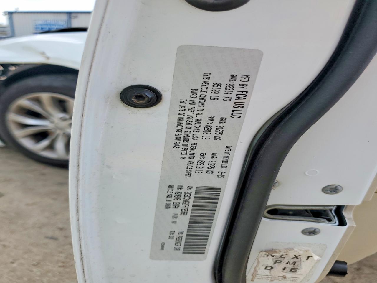 2015 Chrysler 300 Limited White vin: 2C3CCAAG2FH785989