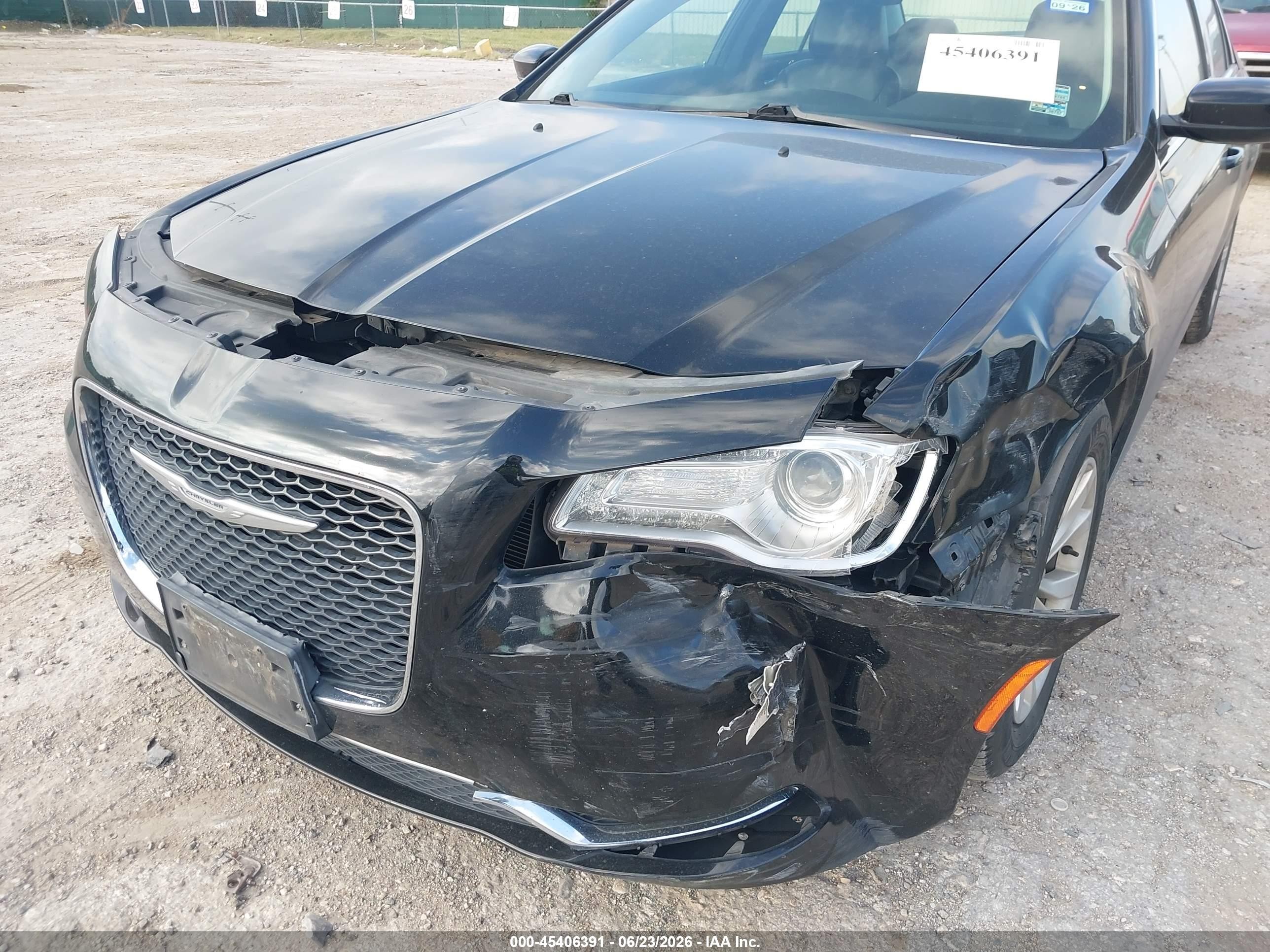 2015 Chrysler 300 Limited Black vin: 2C3CCAAG2FH849271