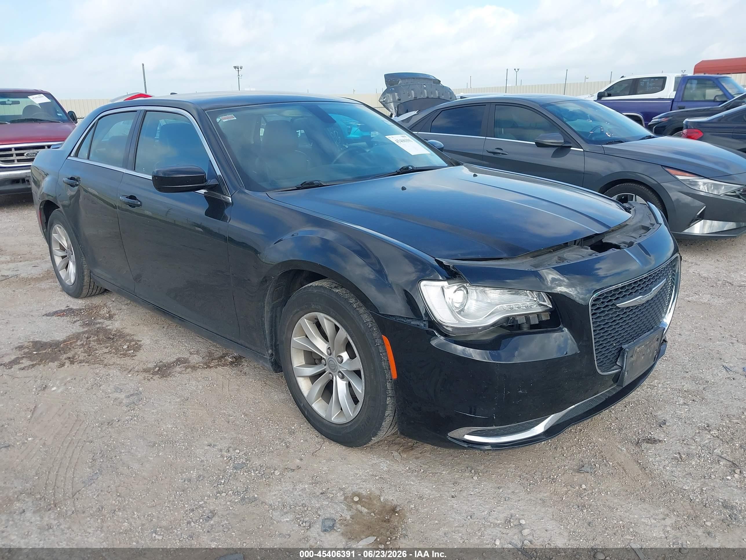 2015 Chrysler 300 Limited Black vin: 2C3CCAAG2FH849271