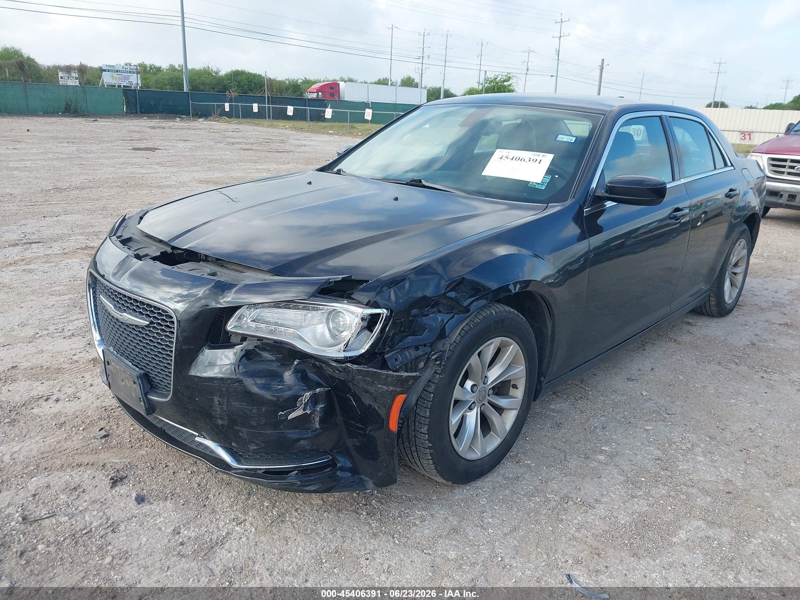 2015 Chrysler 300 Limited Black vin: 2C3CCAAG2FH849271