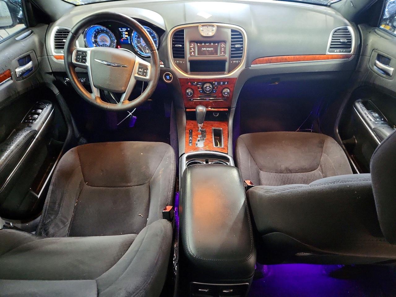 2012 Chrysler 300 Black vin: 2C3CCAAG3CH104783