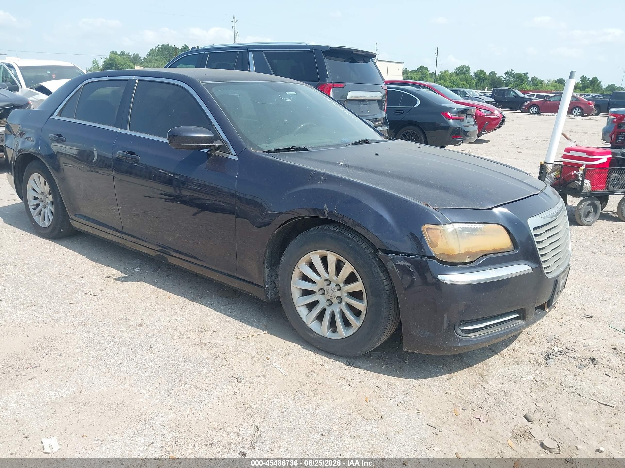 2012 Chrysler 300   Blue vin: 2C3CCAAG3CH193223