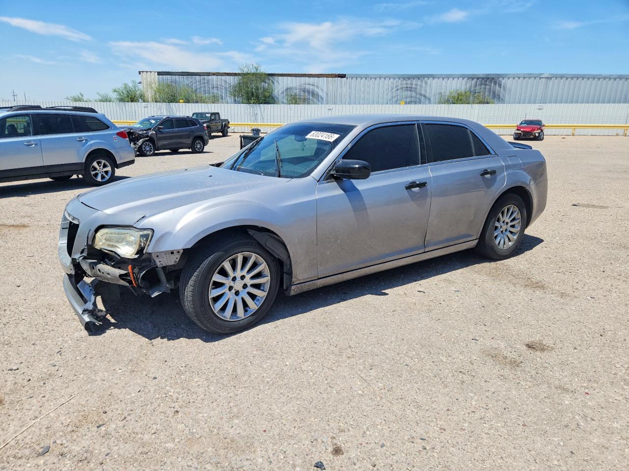 2014 Chrysler 300 Silver vin: 2C3CCAAG3EH289002