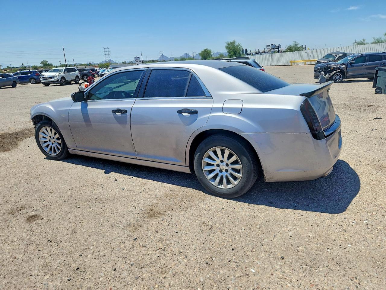 2014 Chrysler 300 Silver vin: 2C3CCAAG3EH289002
