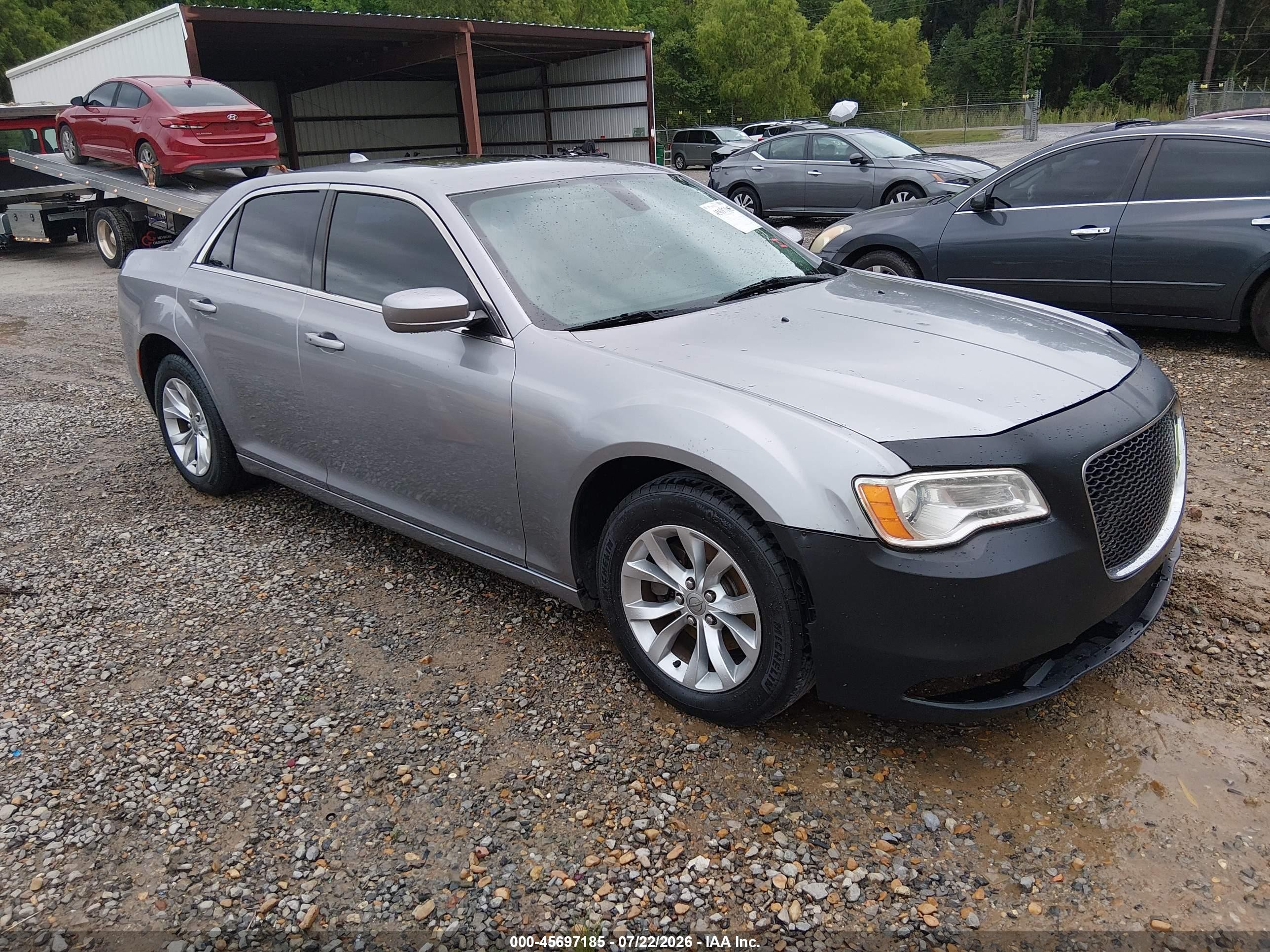 2015 Chrysler 300 Limited Gray vin: 2C3CCAAG3FH755223