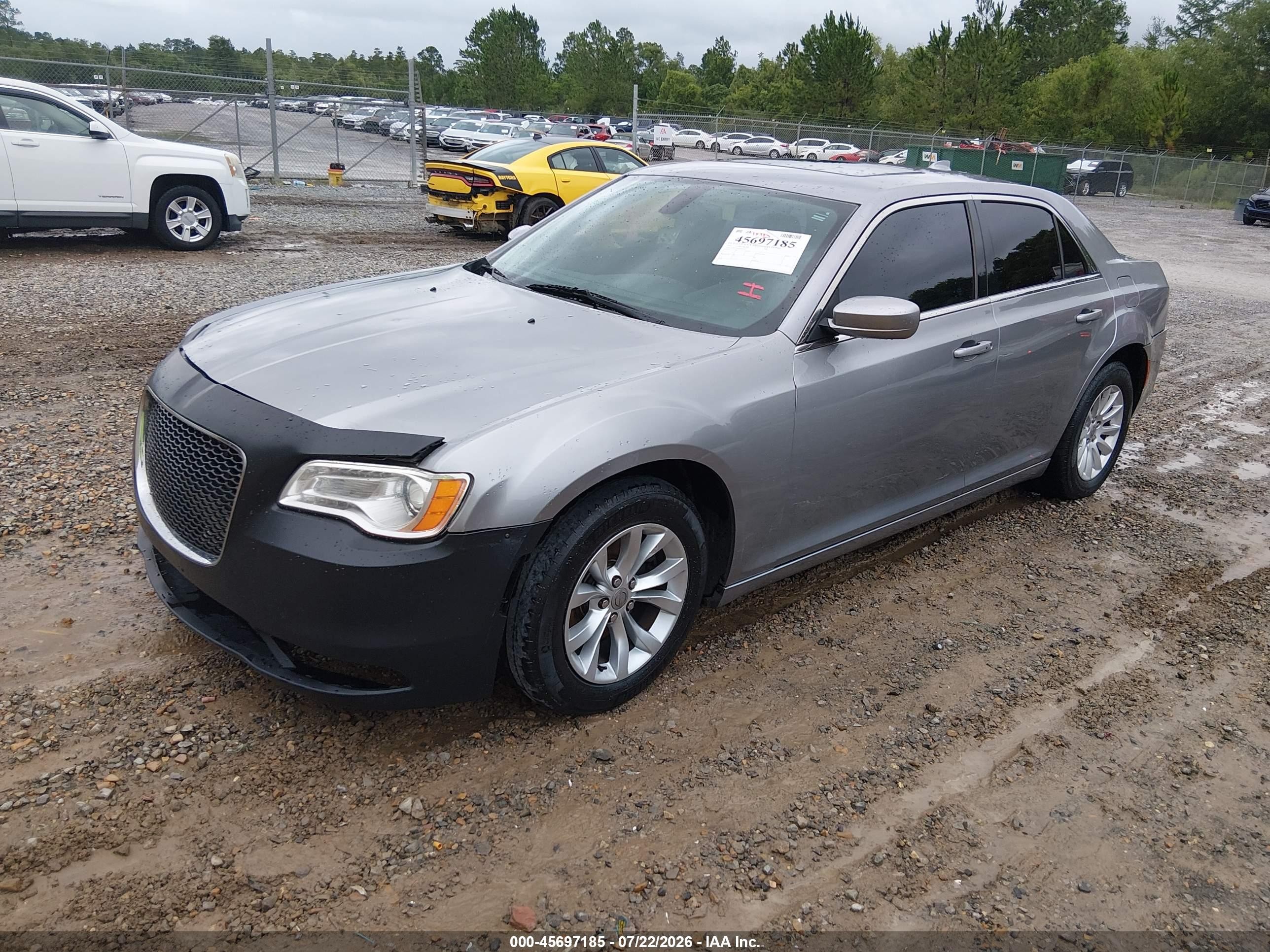 2015 Chrysler 300 Limited Gray vin: 2C3CCAAG3FH755223