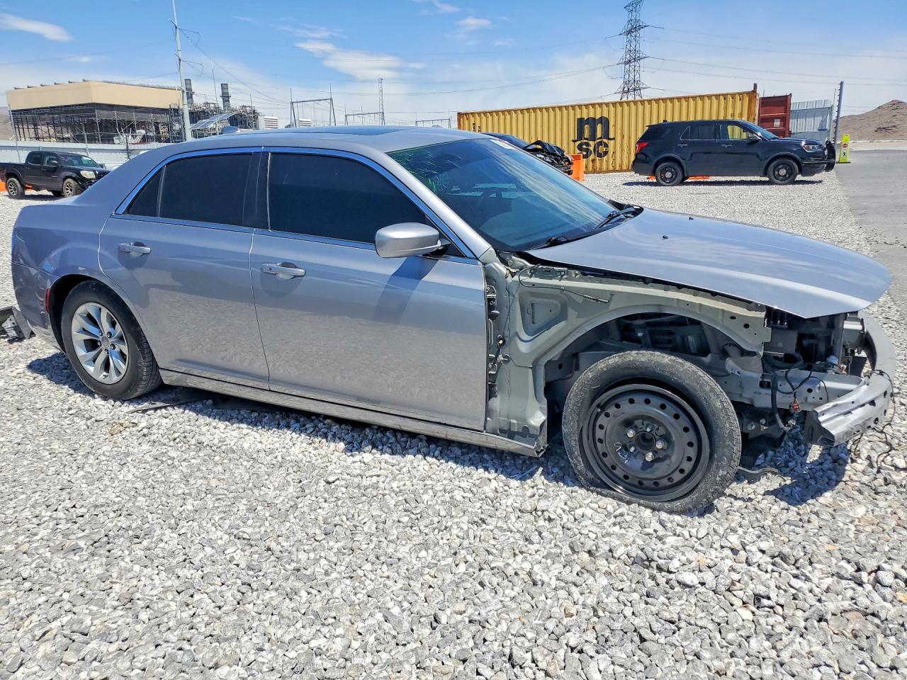 2015 Chrysler 300 Limited Silver vin: 2C3CCAAG3FH859260