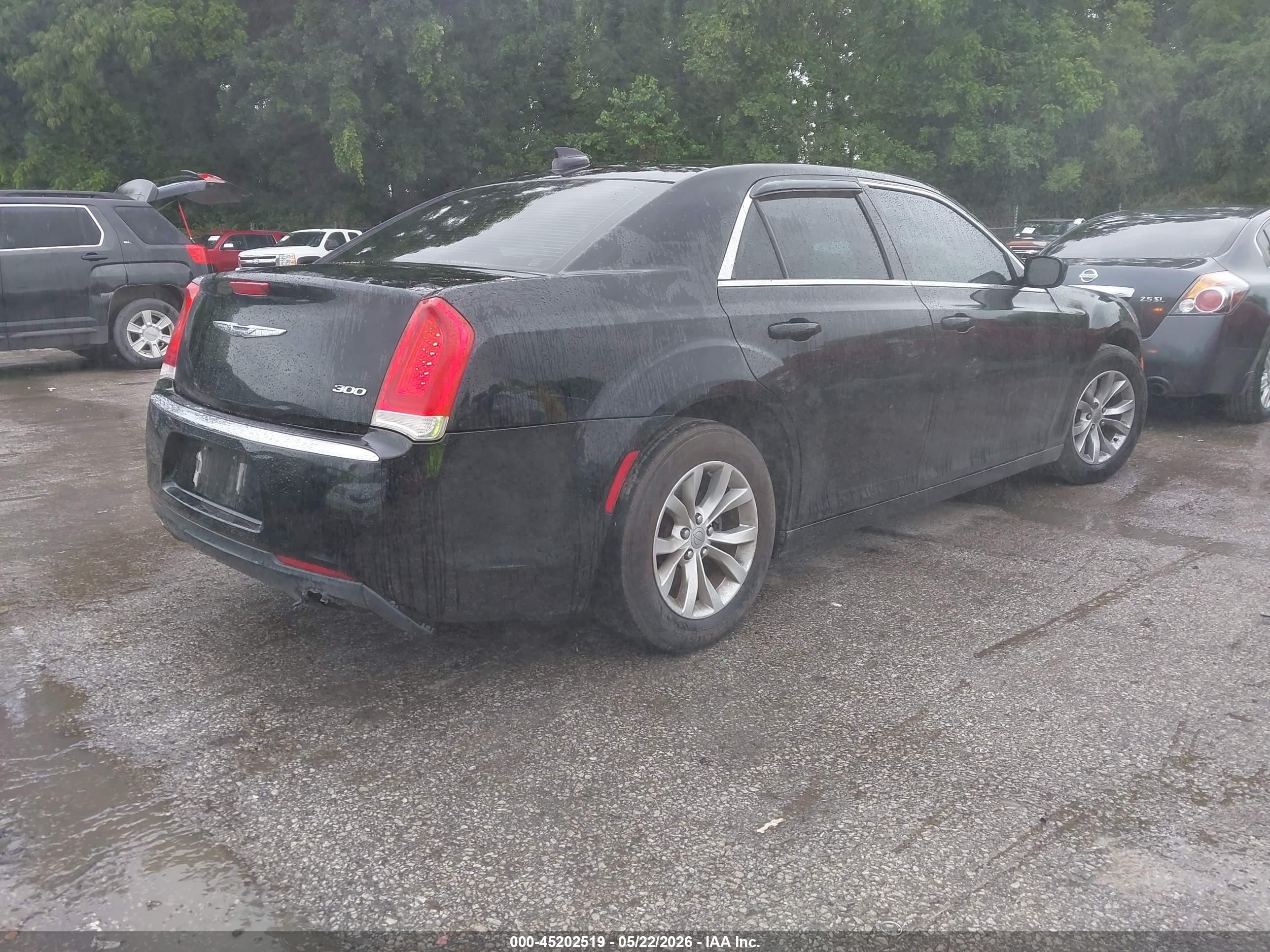 2015 Chrysler 300 Limited Black vin: 2C3CCAAG3FH898446