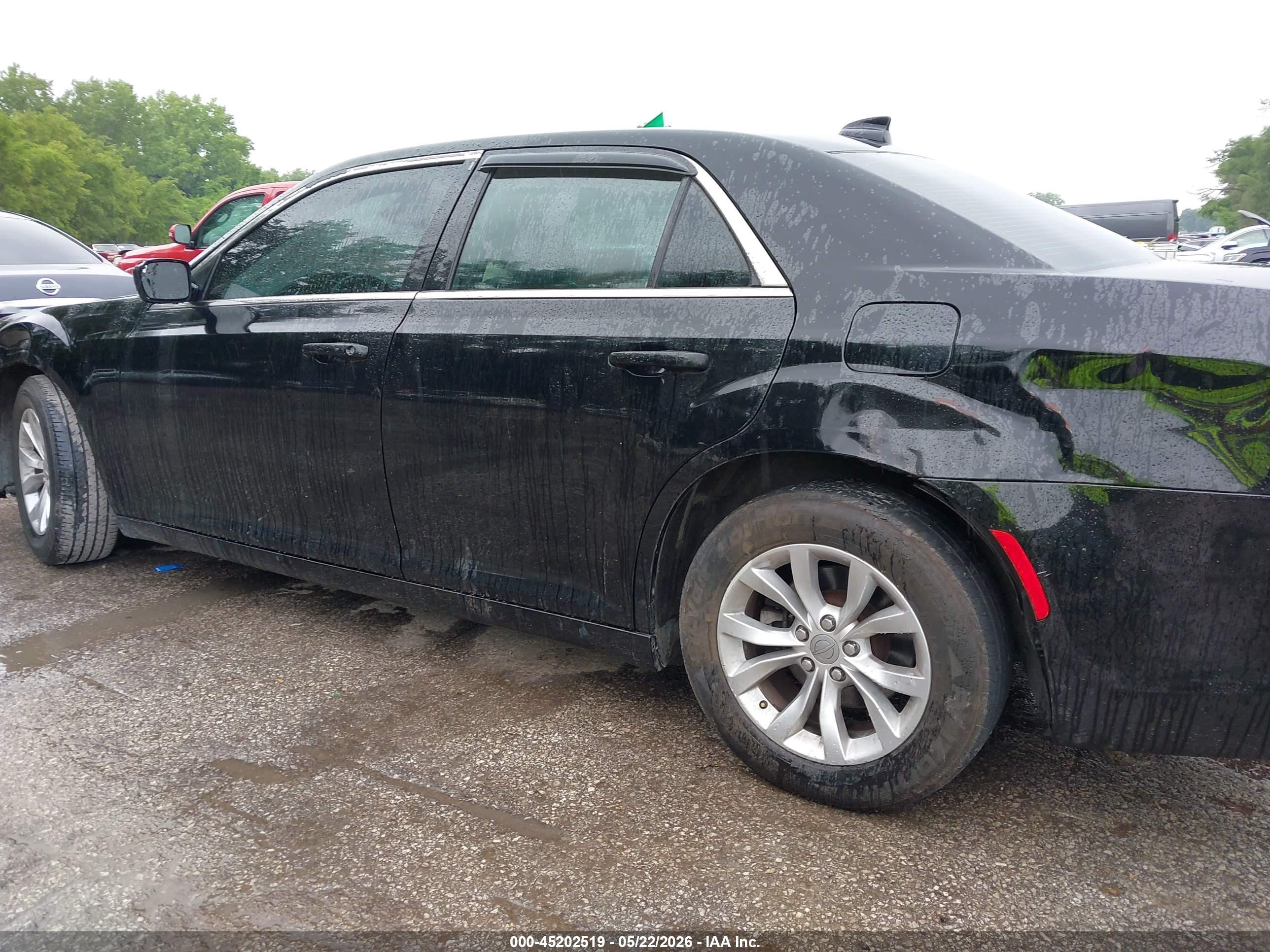 2015 Chrysler 300 Limited Black vin: 2C3CCAAG3FH898446