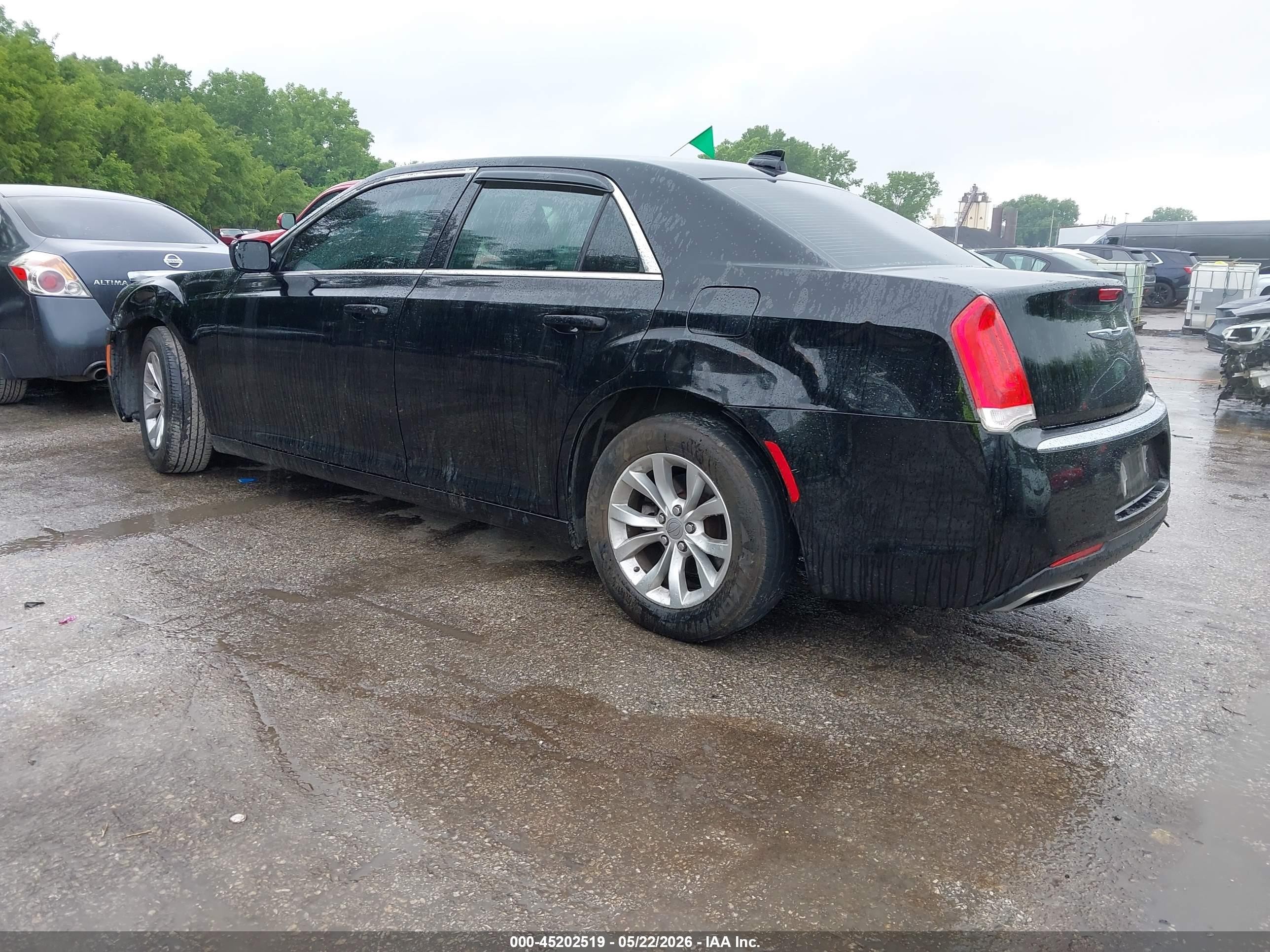 2015 Chrysler 300 Limited Black vin: 2C3CCAAG3FH898446