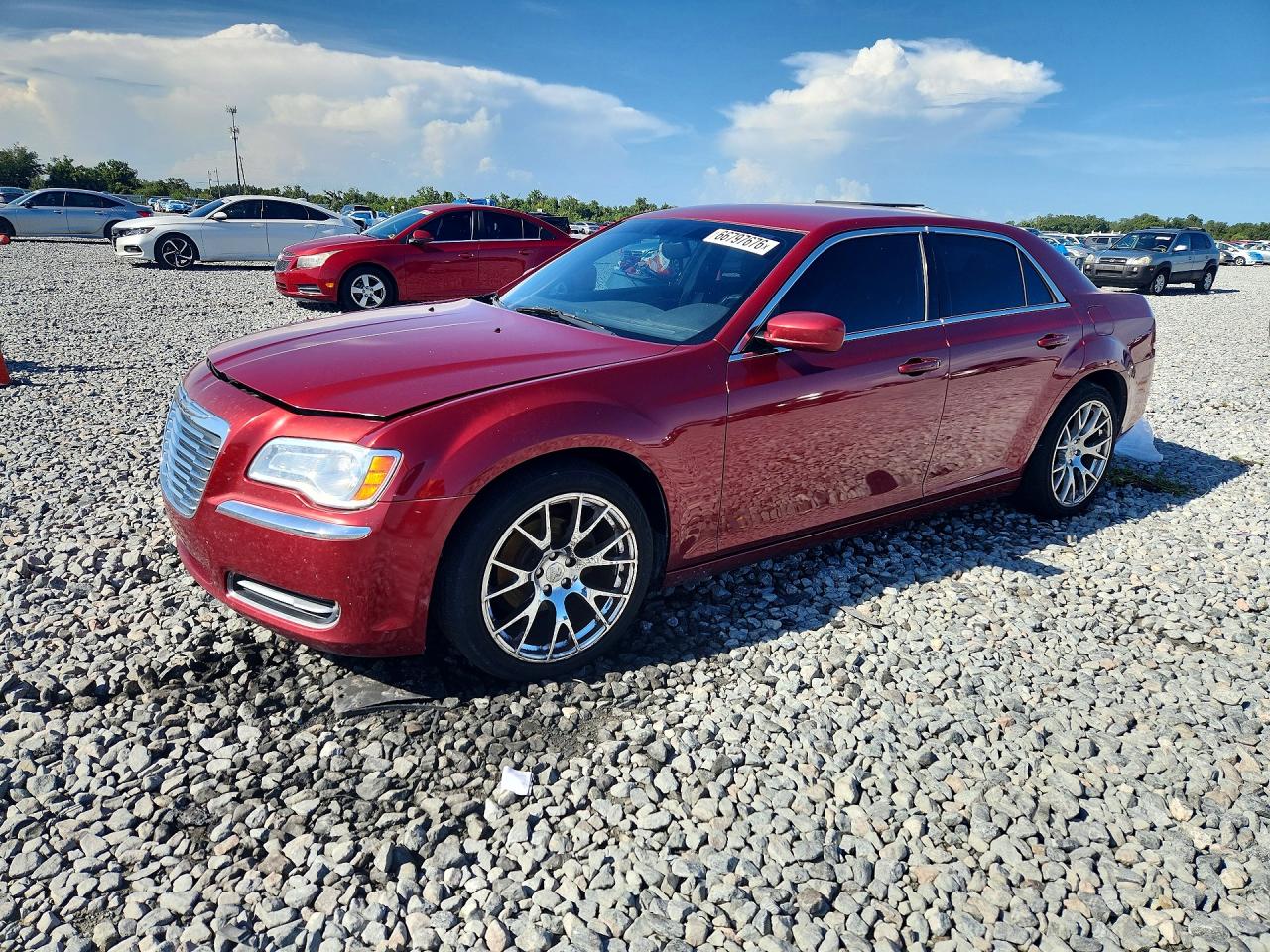 2012 Chrysler 300 Бордовый vin: 2C3CCAAG4CH184546