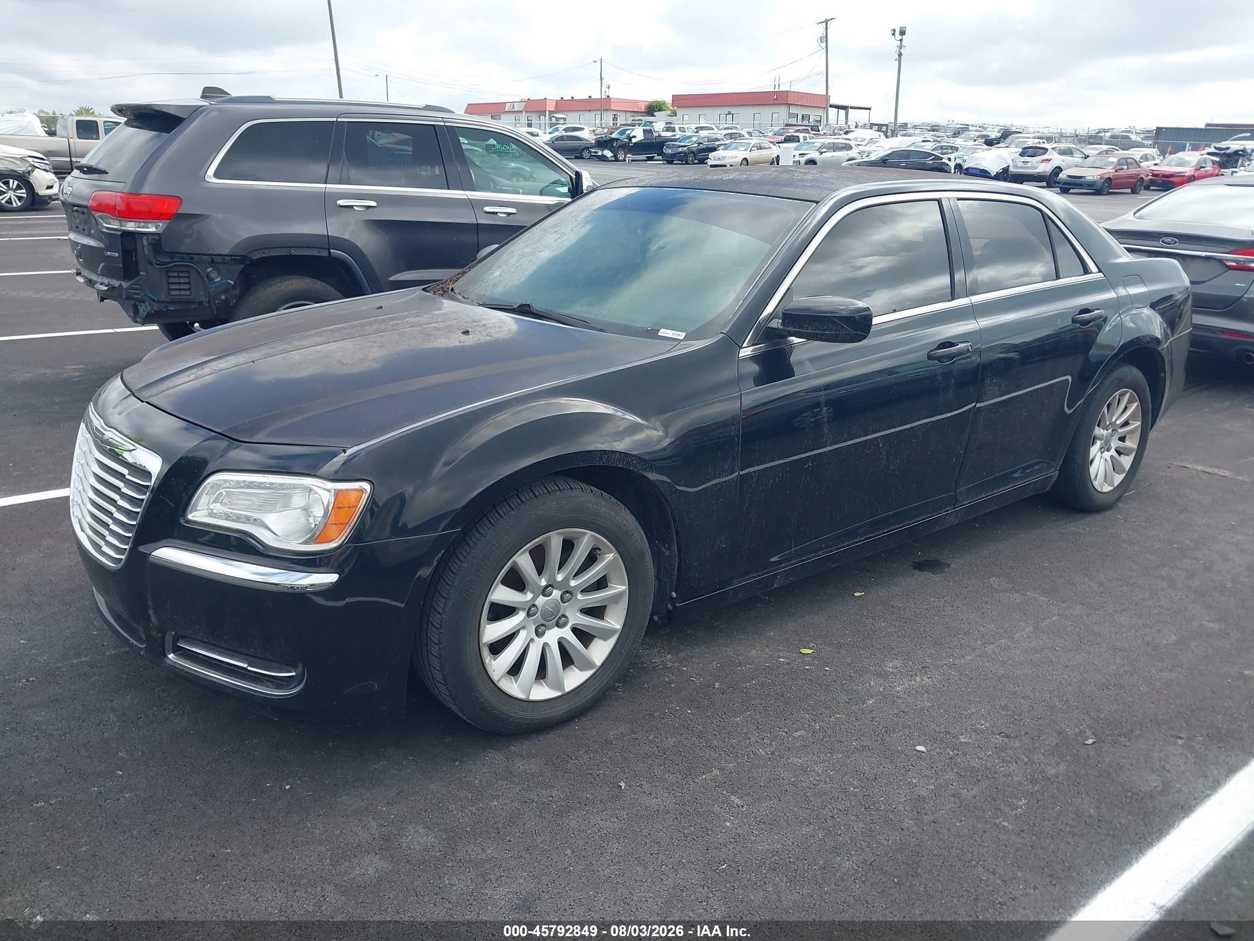 2014 Chrysler 300   Black vin: 2C3CCAAG4EH296900