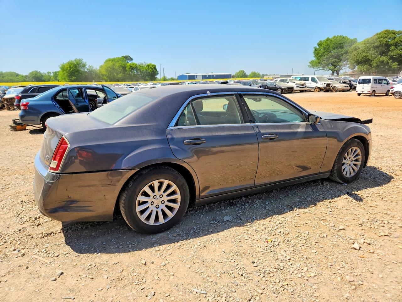 2014 Chrysler 300 Gray vin: 2C3CCAAG4EH340152
