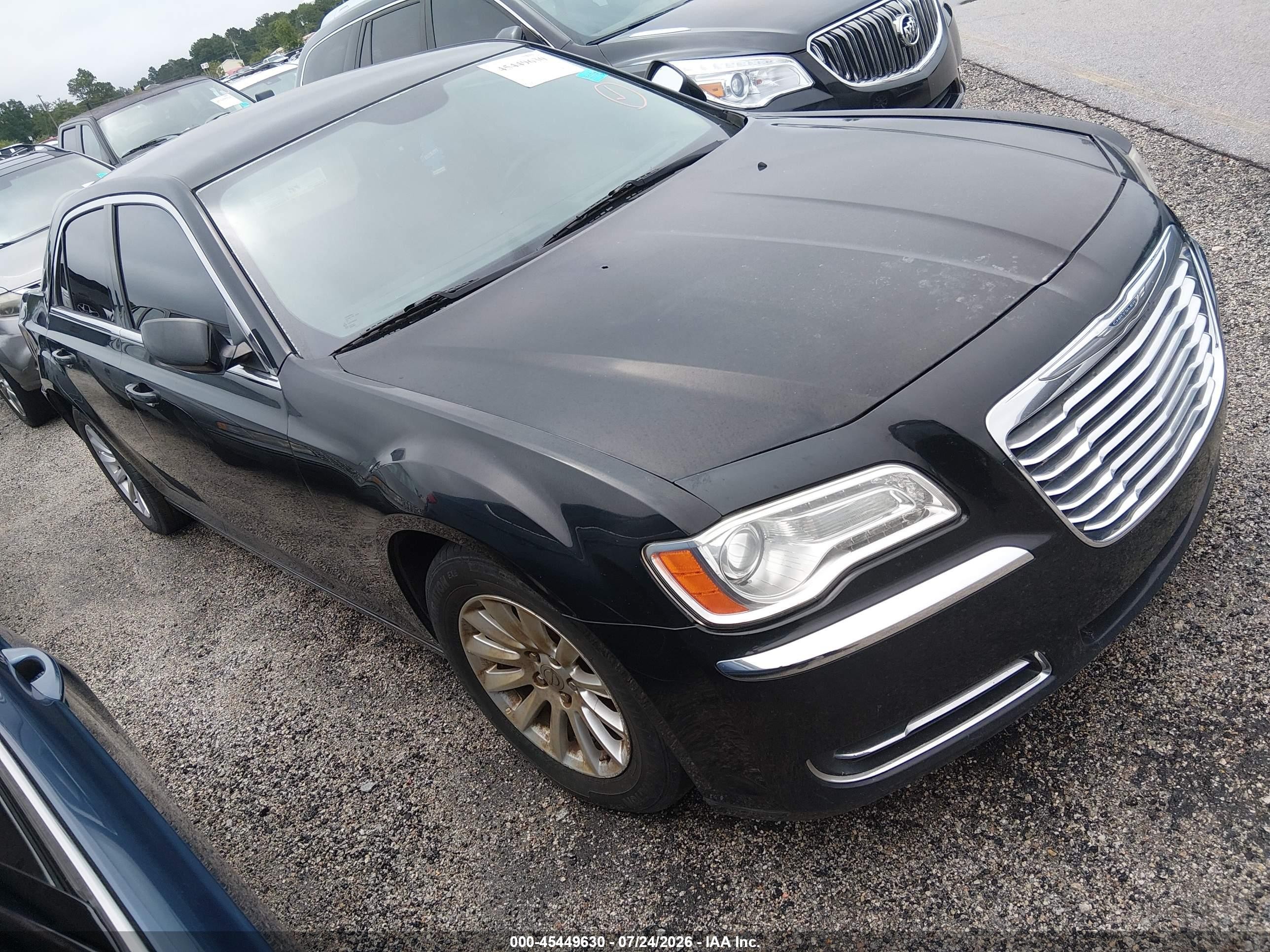 2014 Chrysler 300   Black vin: 2C3CCAAG4EH354665