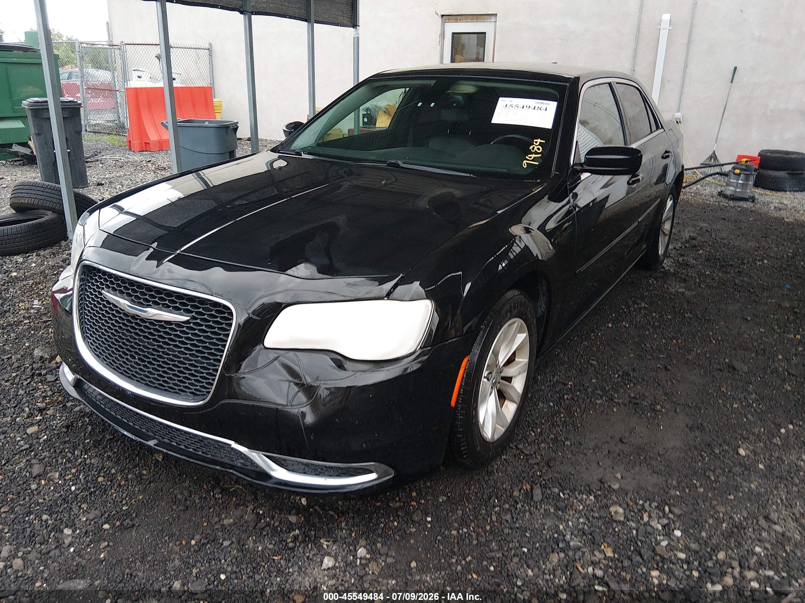 2015 Chrysler 300 Limited Black vin: 2C3CCAAG4FH904299