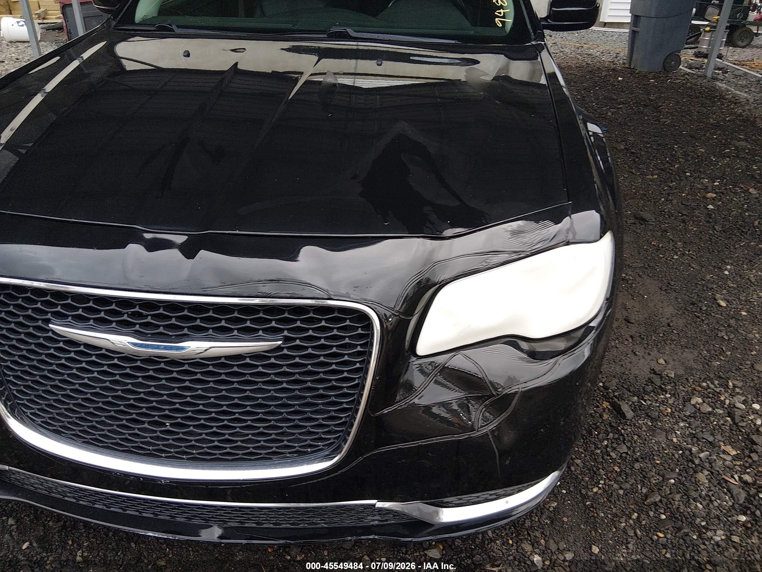 2015 Chrysler 300 Limited Black vin: 2C3CCAAG4FH904299