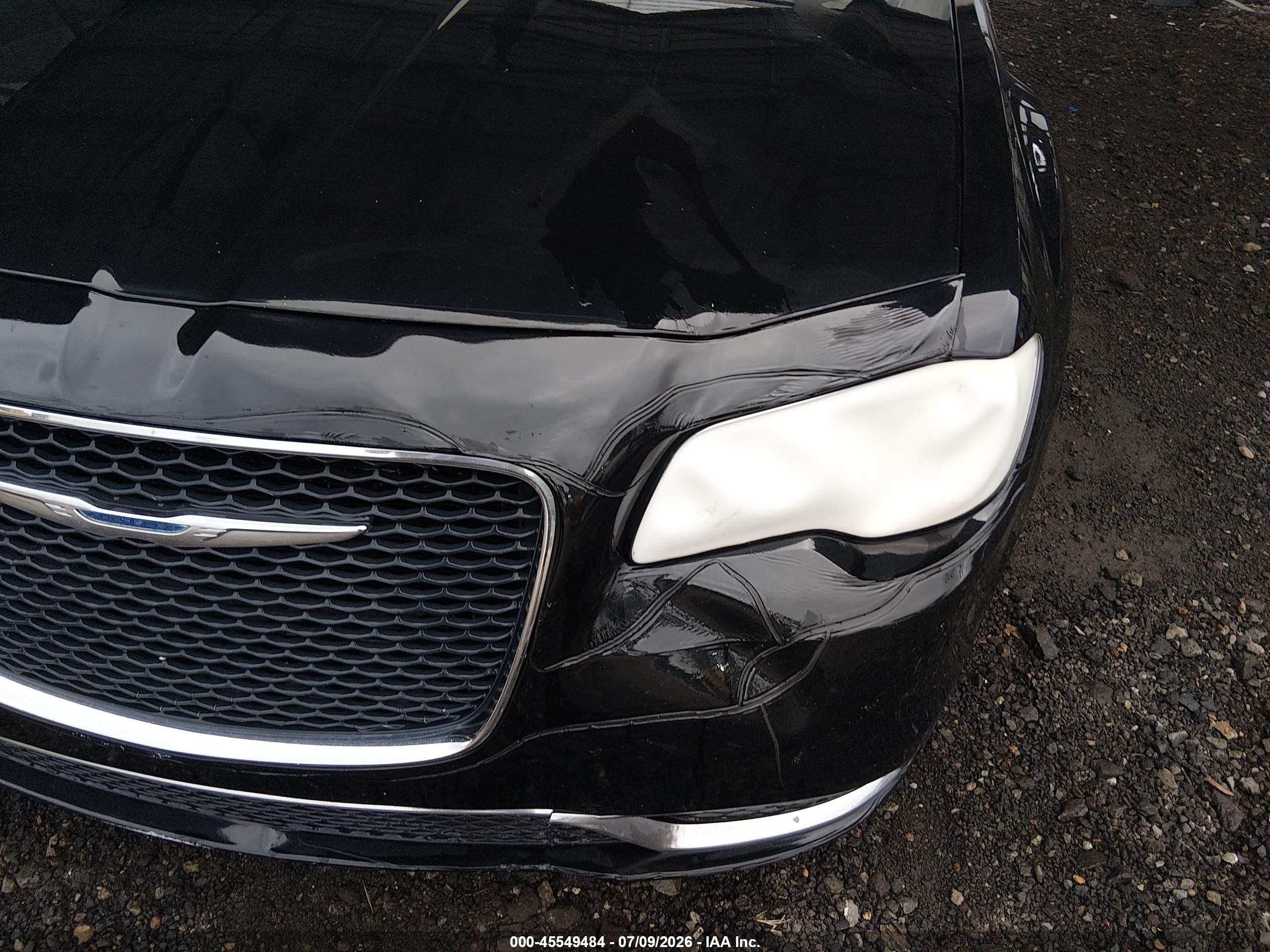 2015 Chrysler 300 Limited Black vin: 2C3CCAAG4FH904299