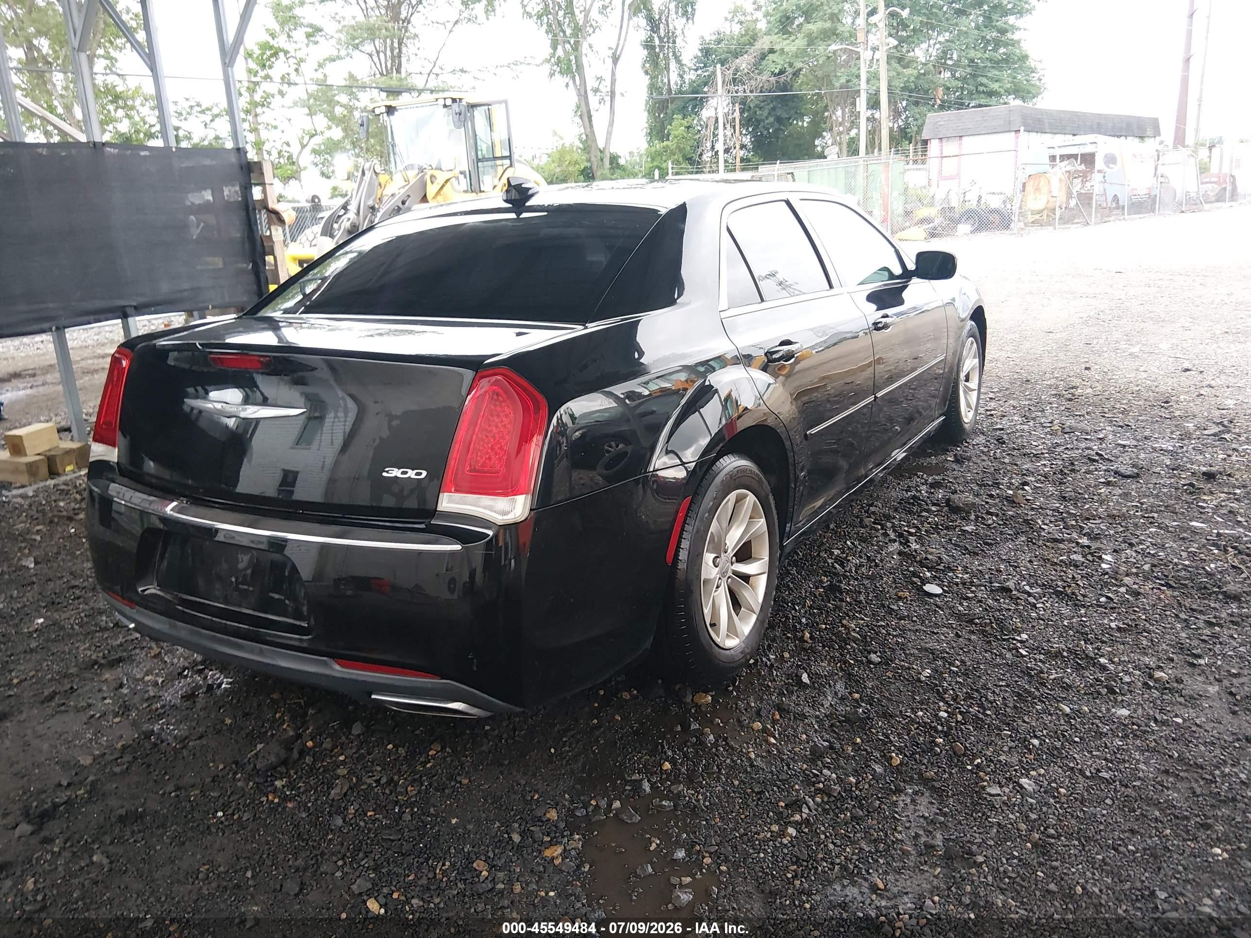 2015 Chrysler 300 Limited Black vin: 2C3CCAAG4FH904299