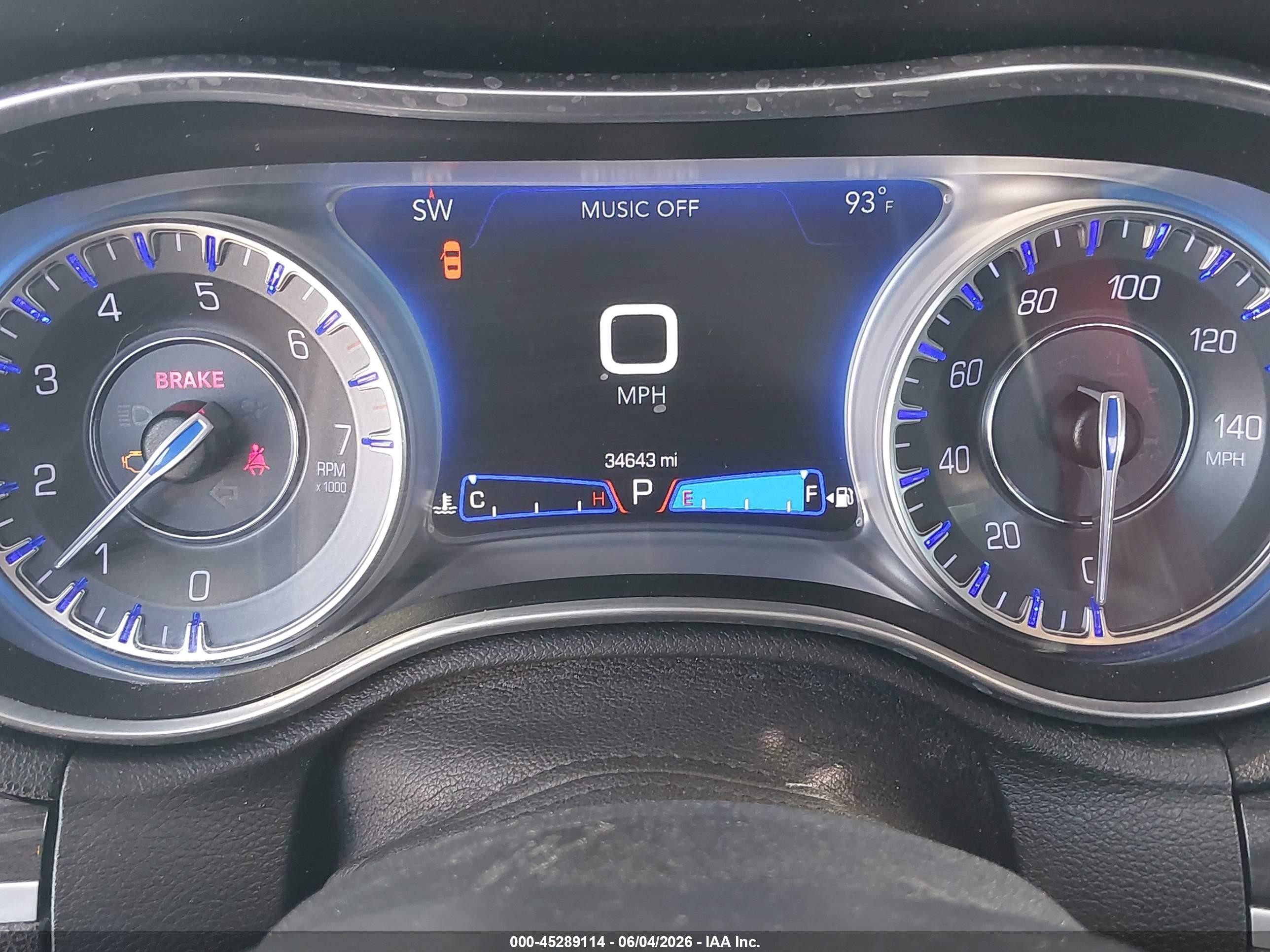 2019 Chrysler 300 Touring Gray vin: 2C3CCAAG4KH500865