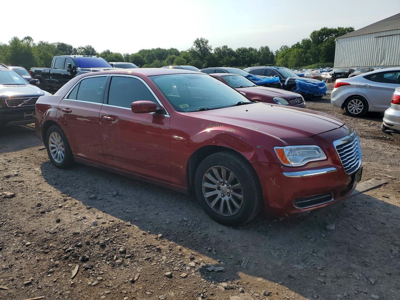 2012 Chrysler 300 Red vin: 2C3CCAAG5CH209714