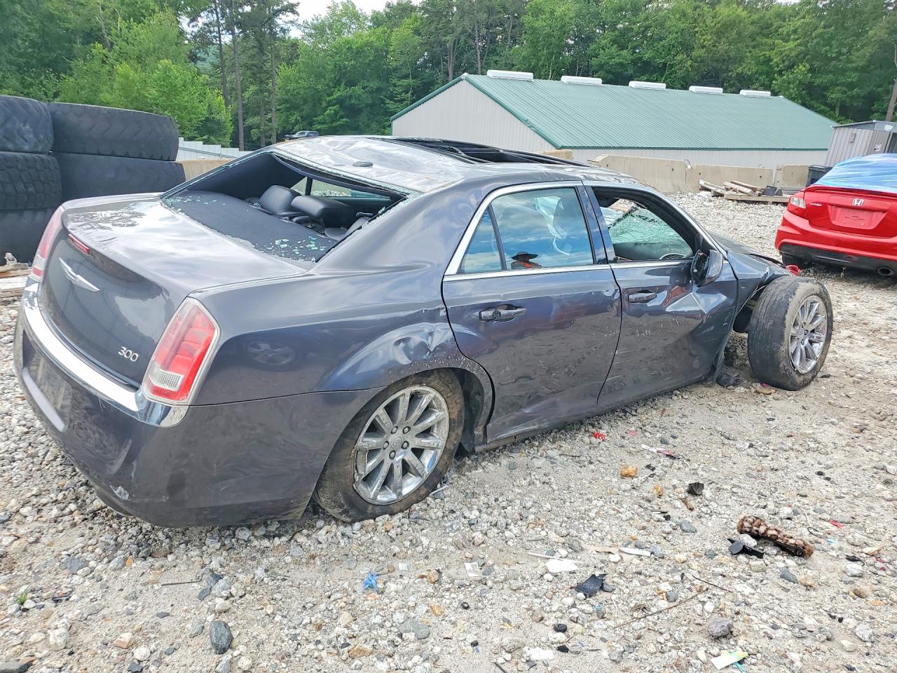 2013 Chrysler 300 Gray vin: 2C3CCAAG5DH684989