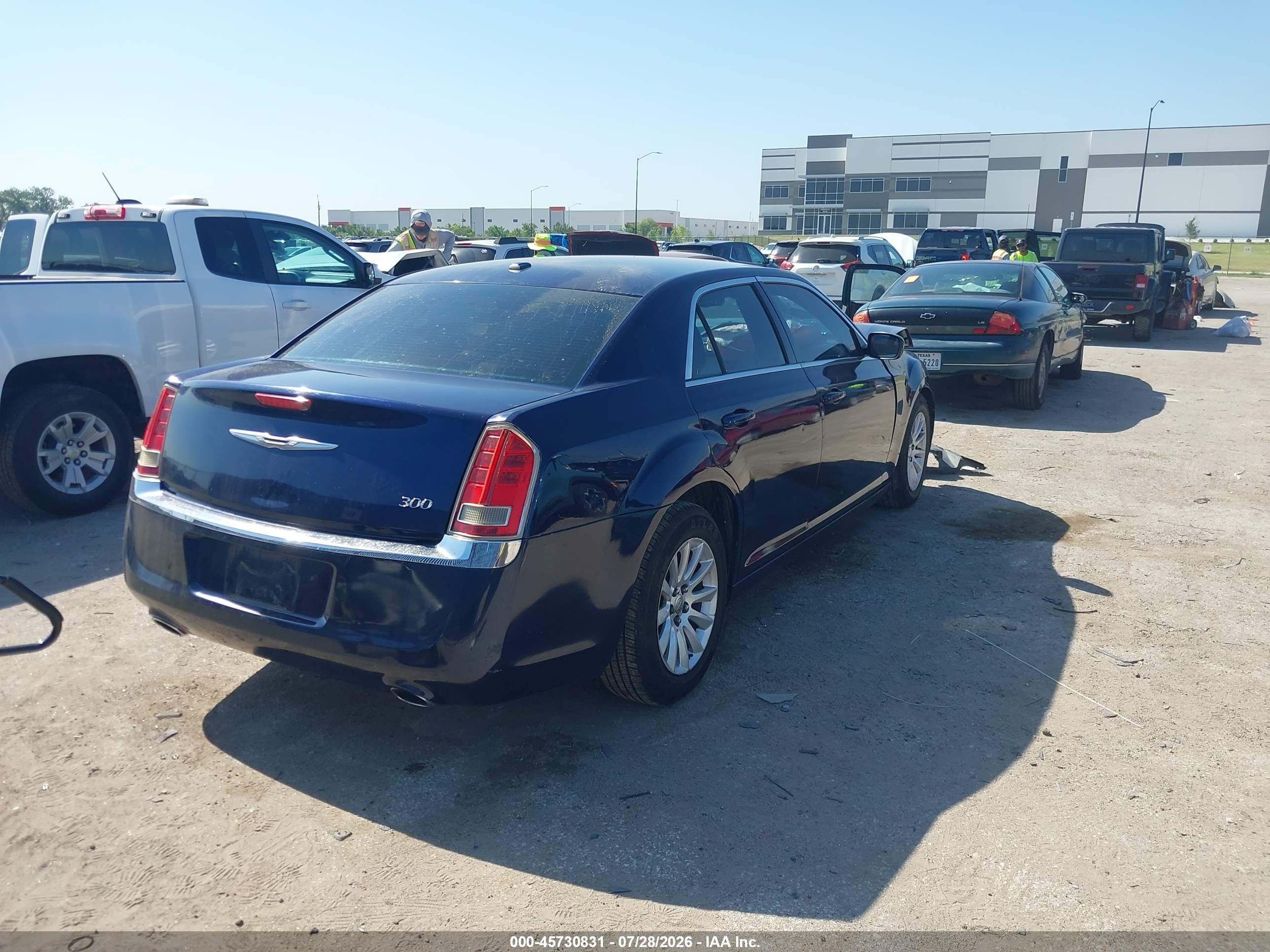 2014 Chrysler 300   Синий vin: 2C3CCAAG5EH125296