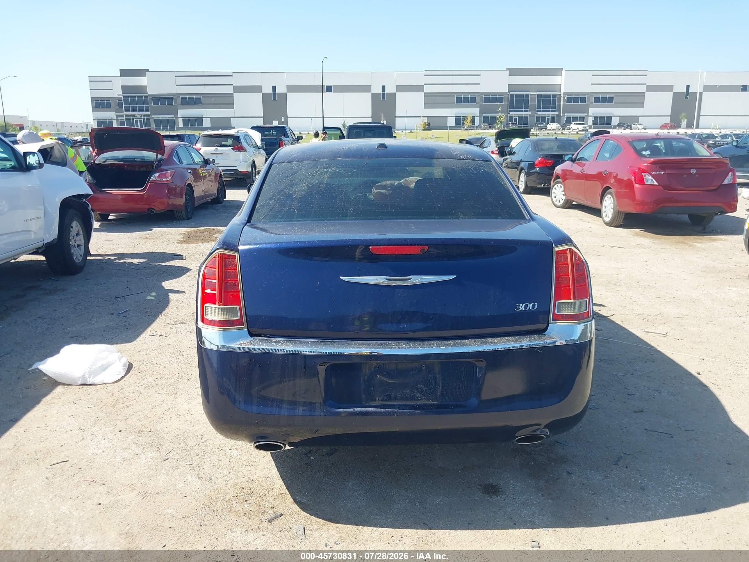 2014 Chrysler 300   Синий vin: 2C3CCAAG5EH125296