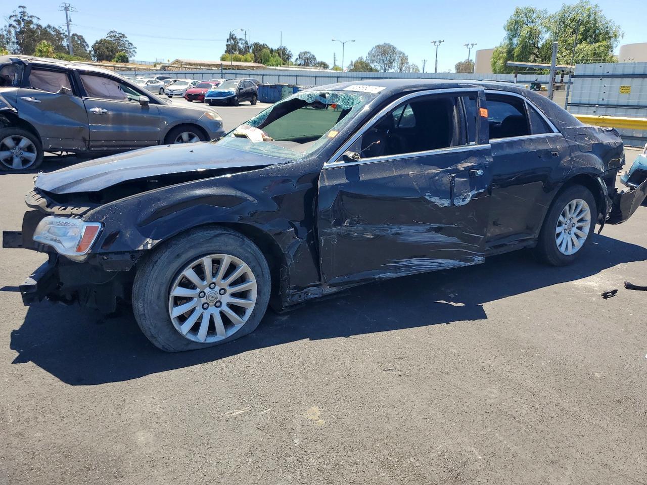 2014 Chrysler 300 Black vin: 2C3CCAAG5EH163076