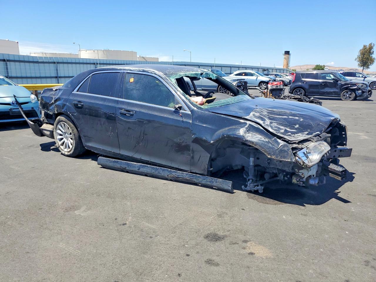 2014 Chrysler 300 Black vin: 2C3CCAAG5EH163076