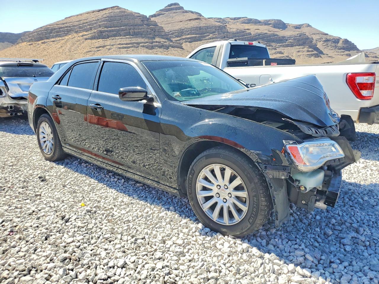 2014 Chrysler 300 Black vin: 2C3CCAAG5EH328740