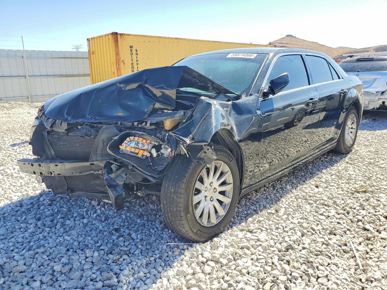 2014 Chrysler 300 Black vin: 2C3CCAAG5EH328740