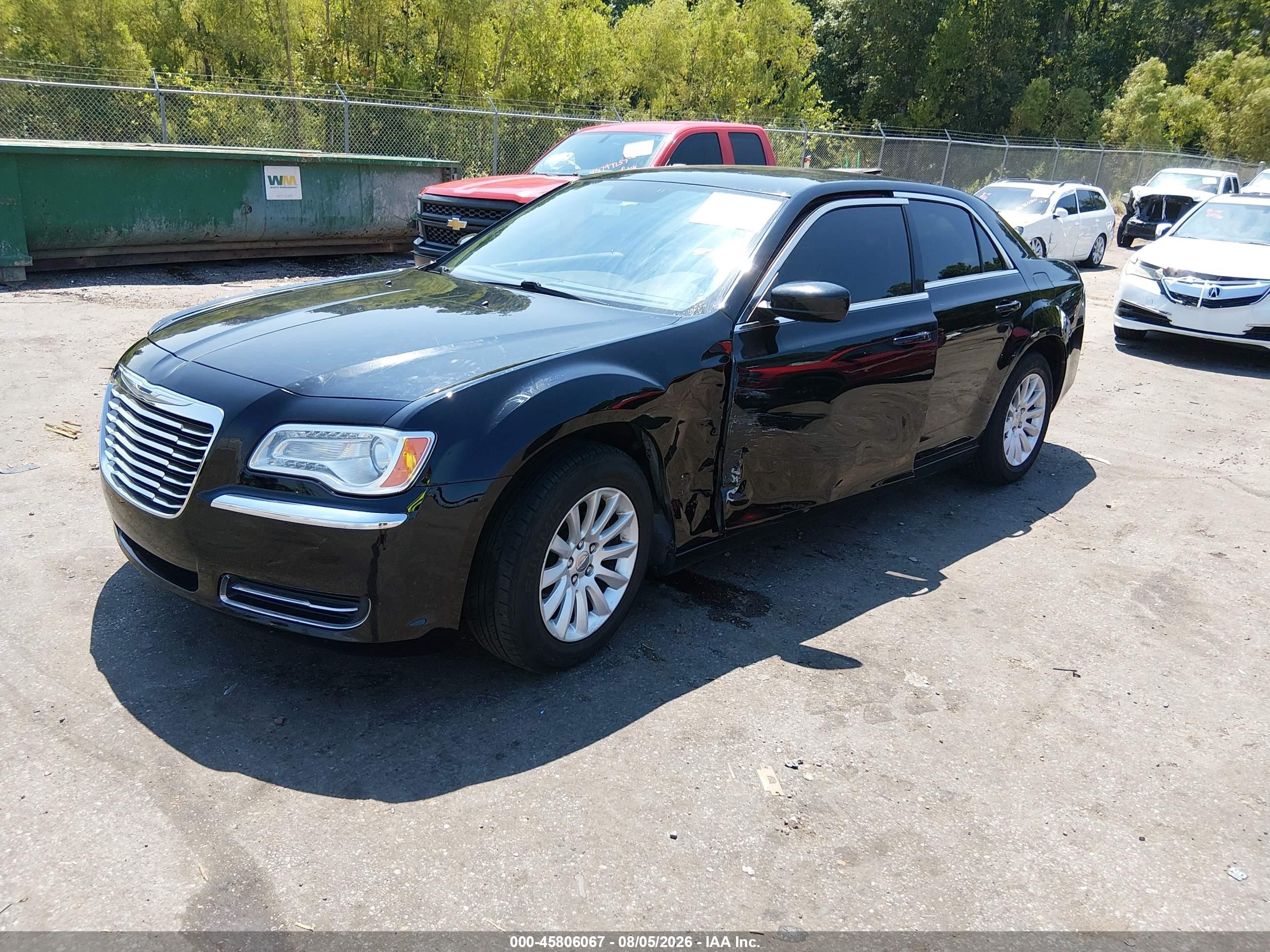 2014 Chrysler 300   Black vin: 2C3CCAAG6EH327192