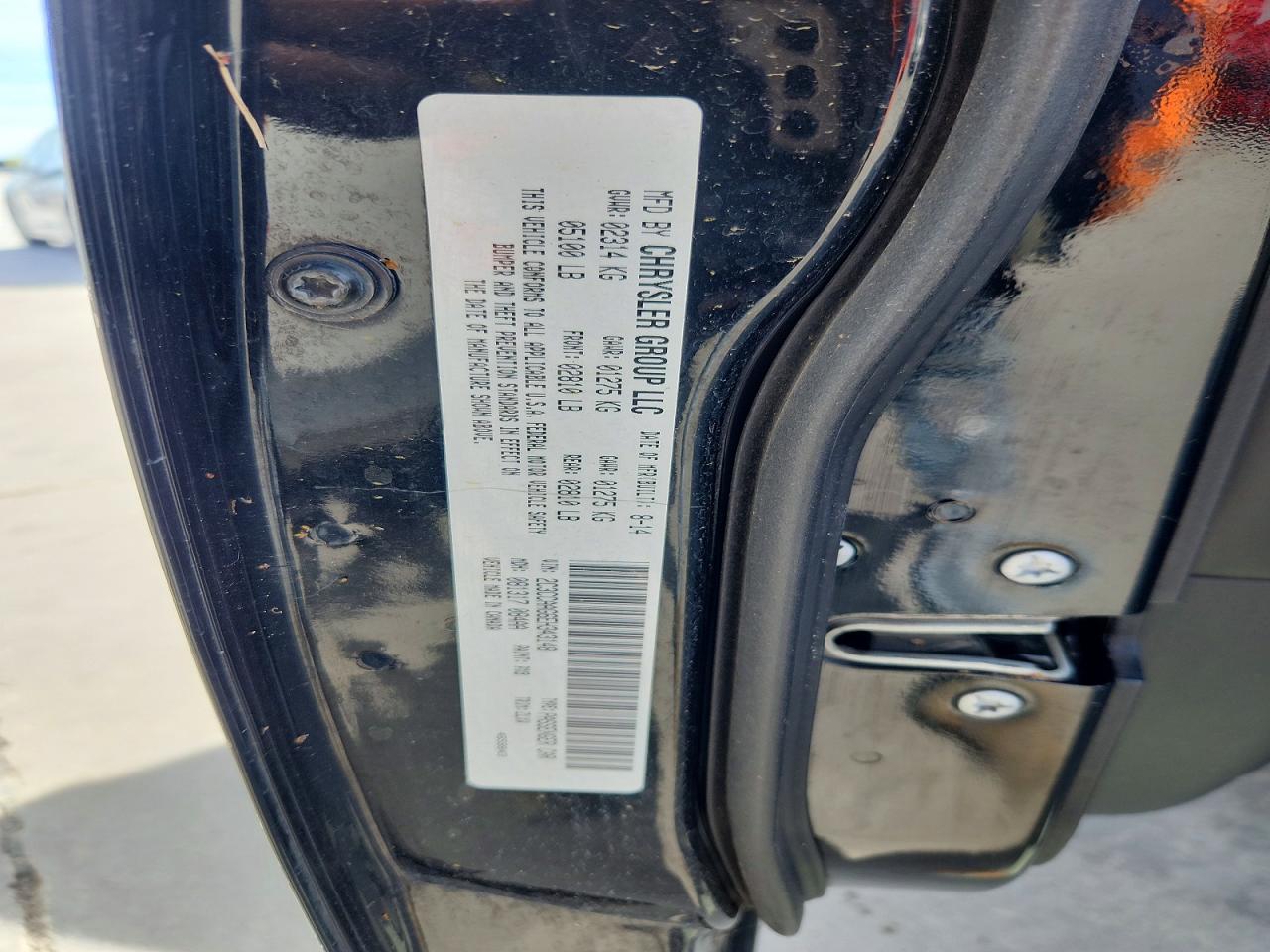 2014 Chrysler 300 Black vin: 2C3CCAAG6EH343148