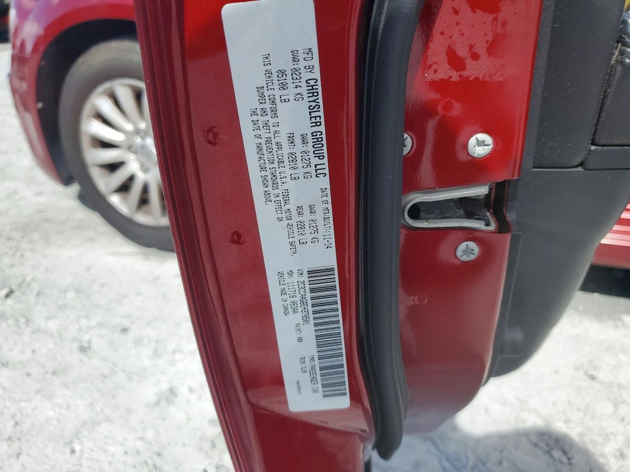 2014 Chrysler 300 Red vin: 2C3CCAAG6EH378501